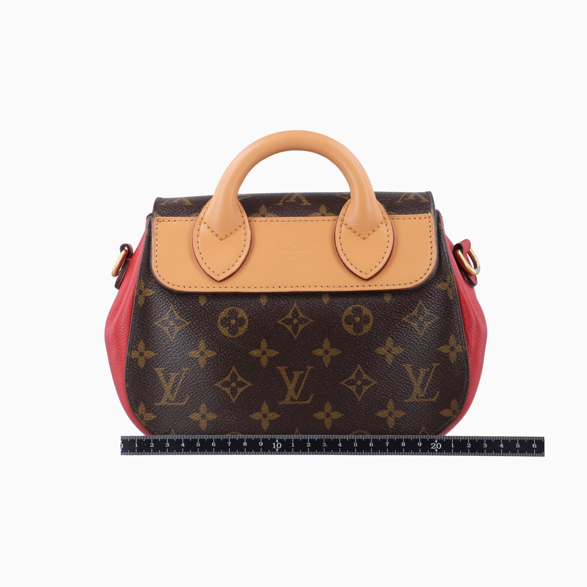 ルイヴィトン Louis Vuitton ショルダーバッグ レディース エデン PM マロン×ルージュ モノグラムキャンバス×カーフレザー M40731 AR2193