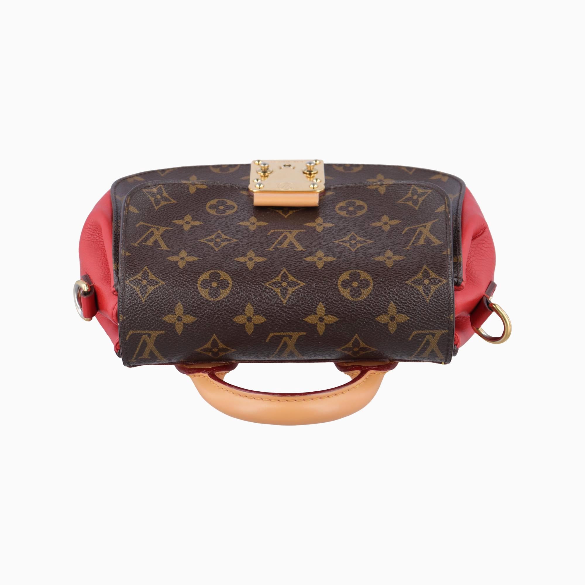 ルイヴィトン Louis Vuitton ショルダーバッグ レディース エデン PM マロン×ルージュ モノグラムキャンバス×カーフレザー M40731 AR2193