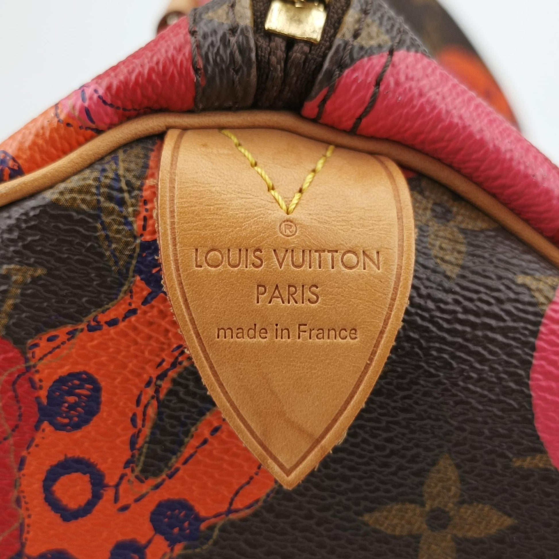 ルイヴィトン Louis Vuitton ボストンバッグ レディース ラマージュ　スピーディ30 モノグラム/ブラウン系XレッドXピンク モノグラムキャンバス M41527 DU2105