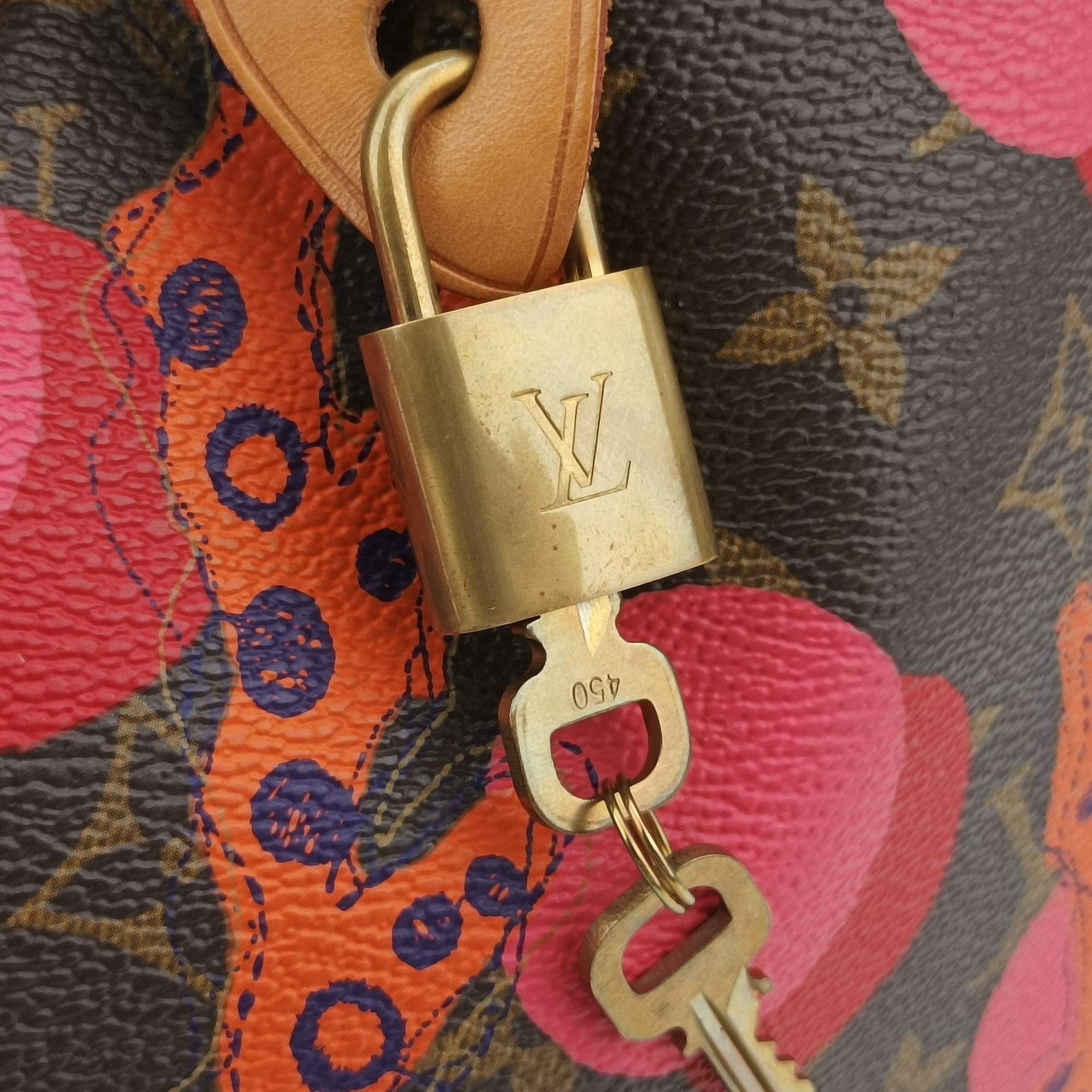 ルイヴィトン Louis Vuitton ボストンバッグ レディース ラマージュ　スピーディ30 モノグラム/ブラウン系XレッドXピンク モノグラムキャンバス M41527 DU2105