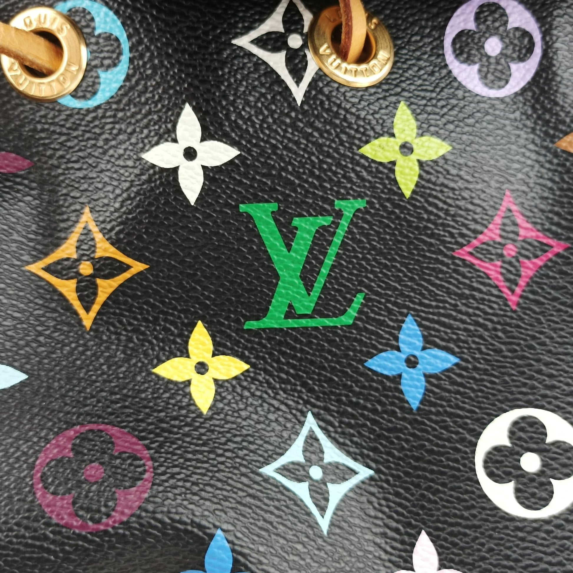 ルイヴィトン Louis Vuitton ショルダーバッグ レディース プチ ノエ ノワール モノグラム マルチカラー M42230 CA1037