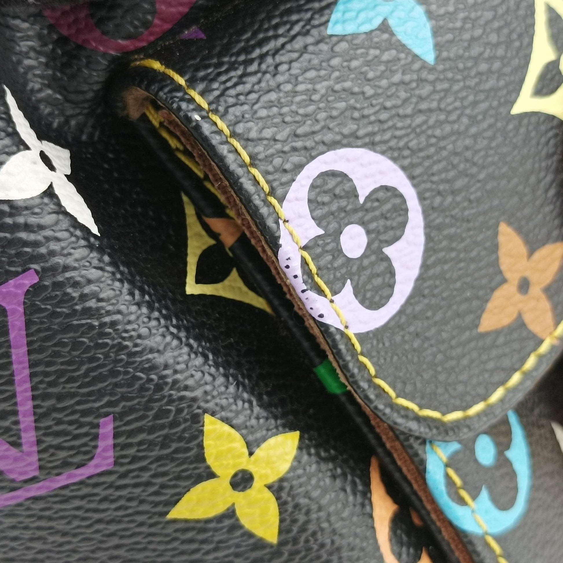 ルイヴィトン Louis Vuitton ショルダーバッグ レディース プチ ノエ ノワール モノグラム マルチカラー M42230 CA1037