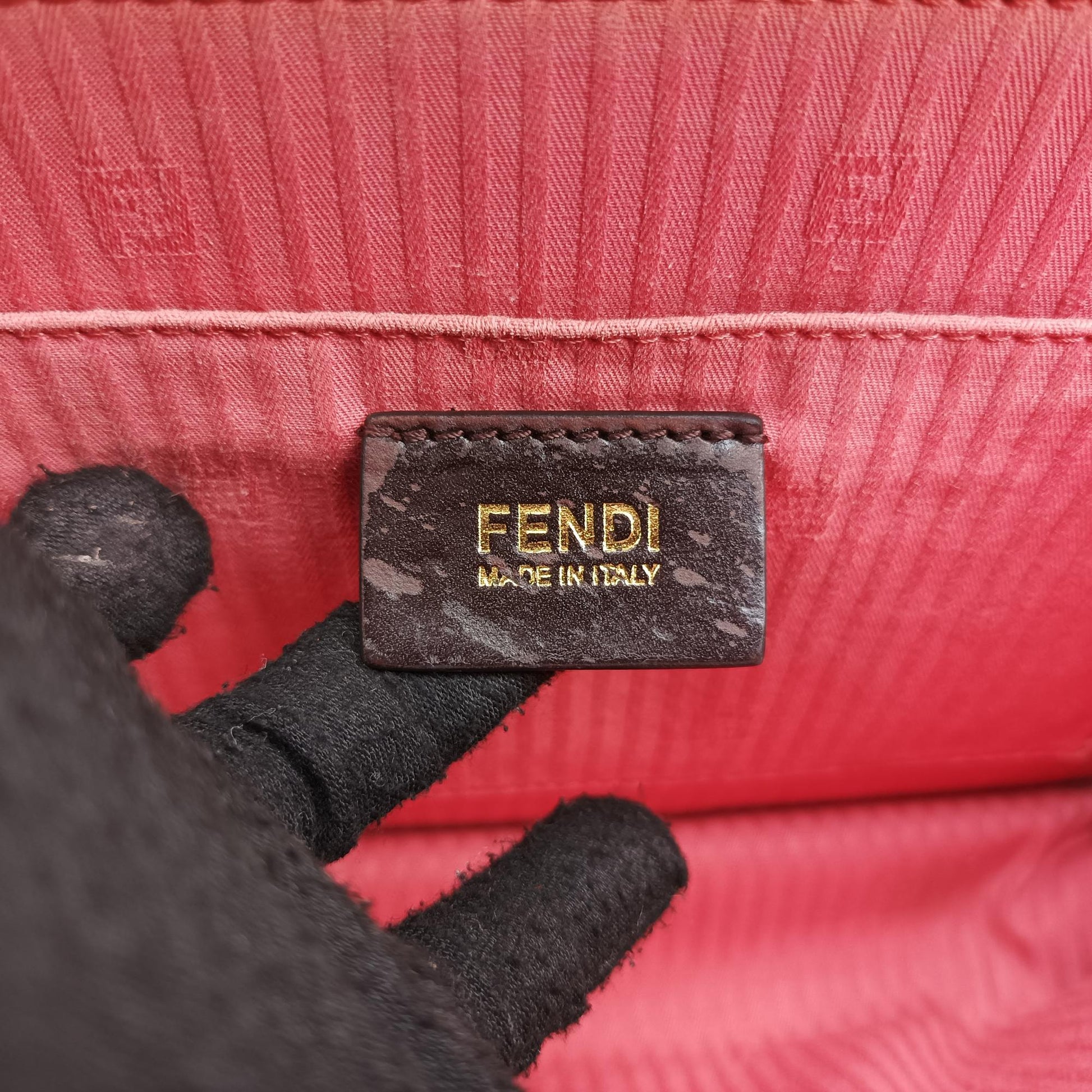 フェンディ Fendi ショルダーバッグ レディース デミジュール サーモンピンク レザー 8BT222-D7E 148-2372