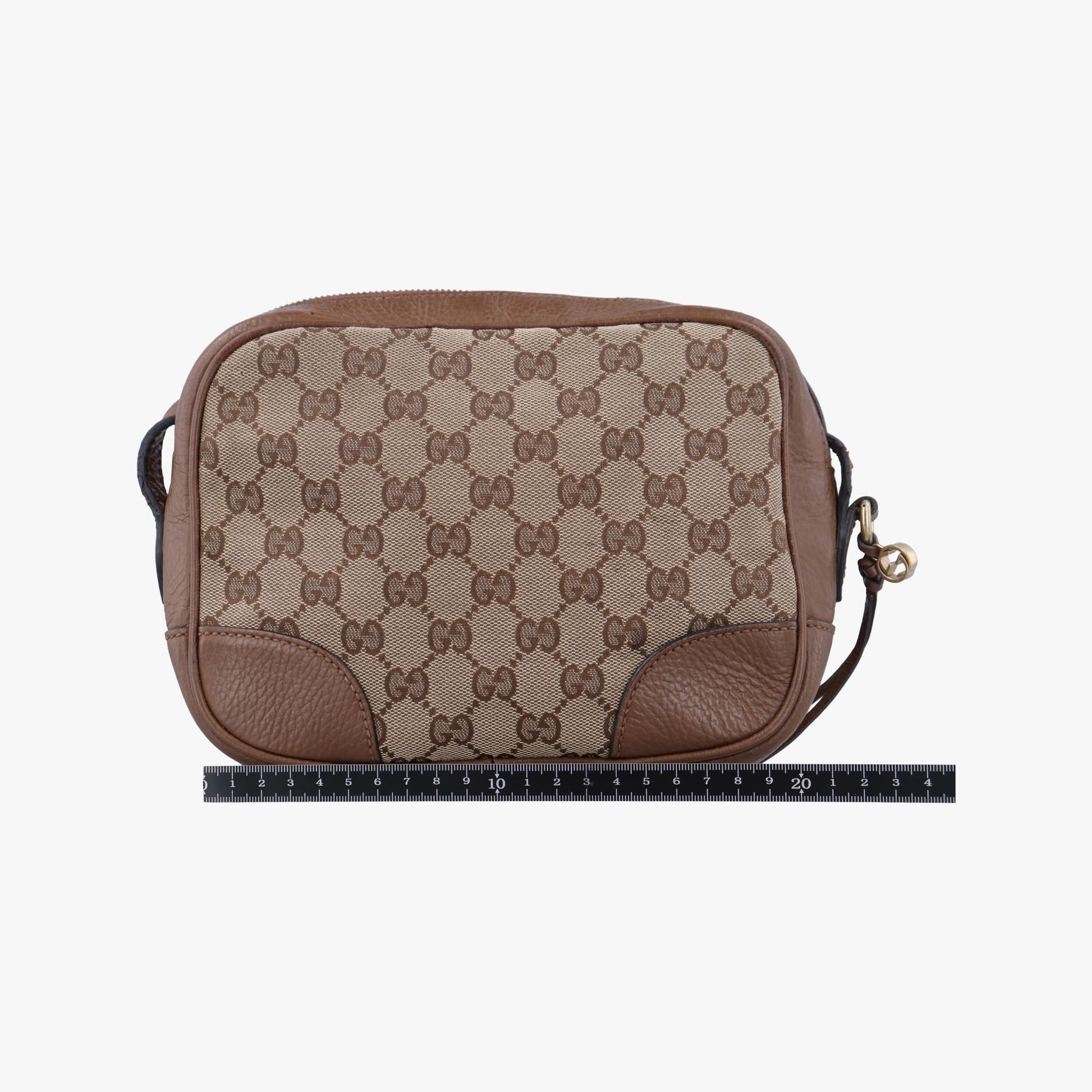 グッチ Gucci ショルダーバッグ レディース ブリー ブラウン PVCコーティングキャンバス×レザー 449413 A020677904