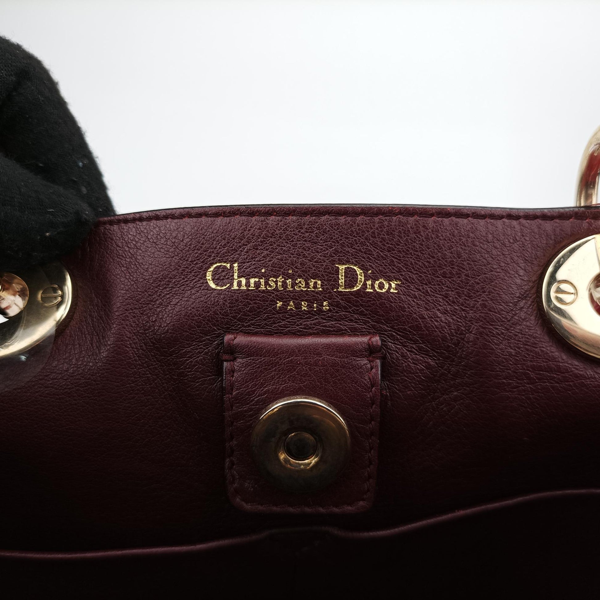 クリスチャンディオール Christian Dior ショルダーバッグ レディース ディオリッシモ レッド レザー 09-MA-1103