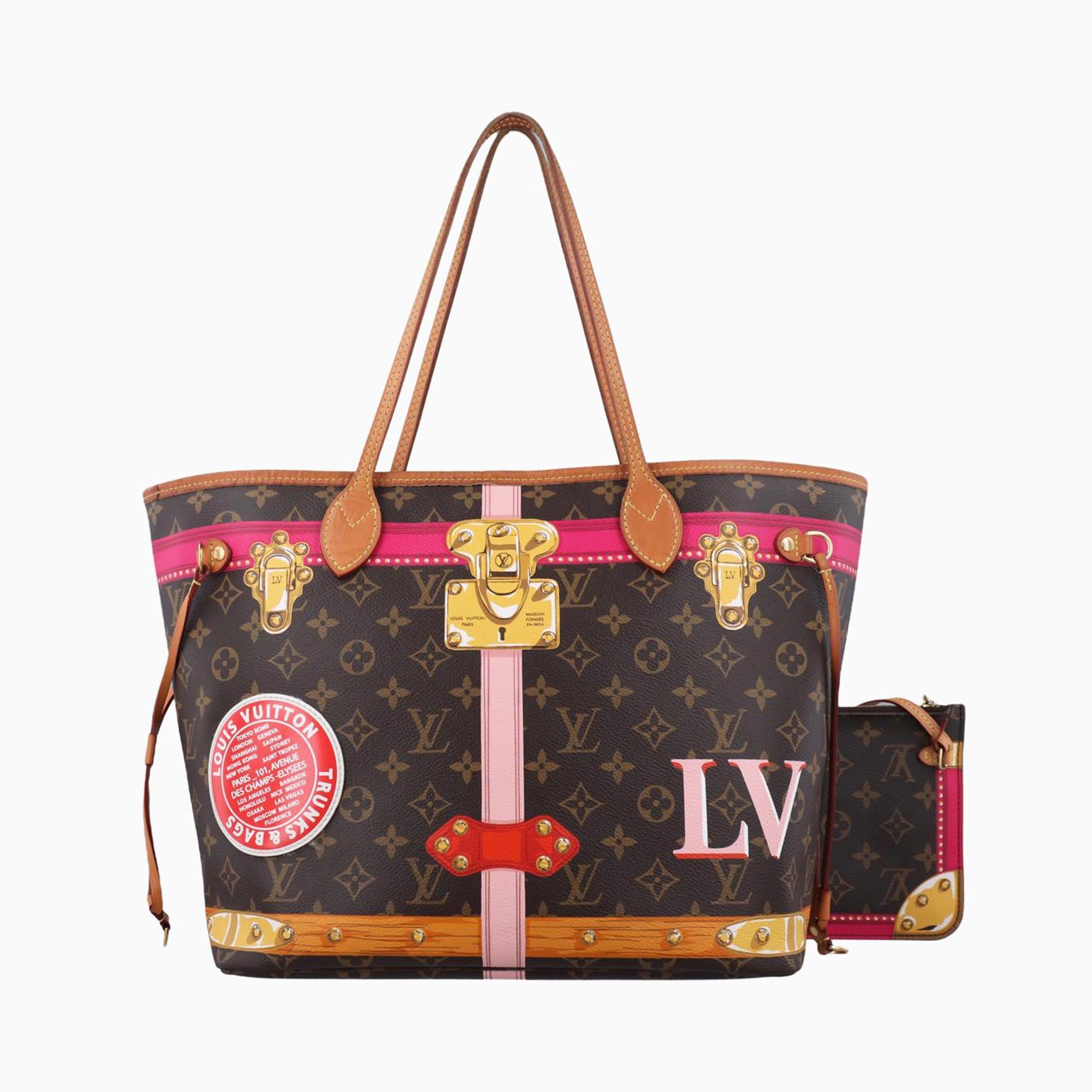 ルイヴィトン Louis Vuitton ショルダーバッグ レディース ネヴァーフルMM 2018サマートランクコレクション モノグラム/ブラウン系Xマルチカラー モノグラムキャンバス M41390 GI1108