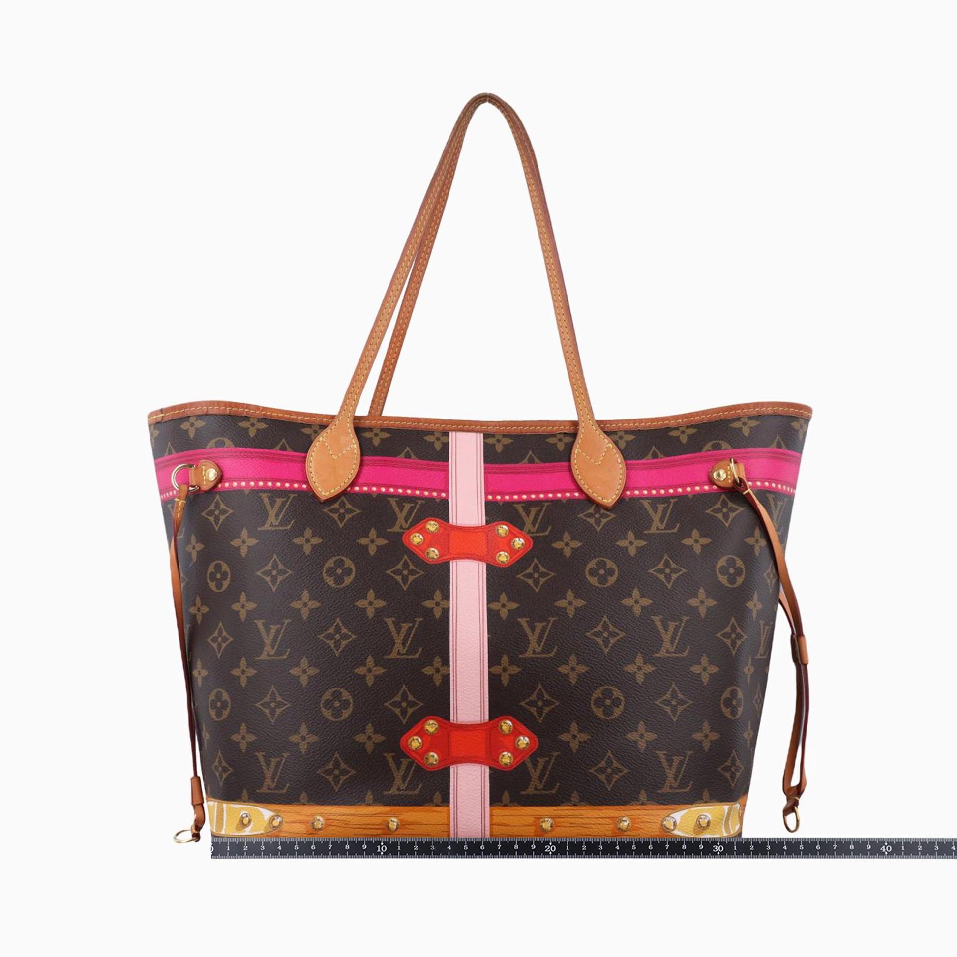 ルイヴィトン Louis Vuitton ショルダーバッグ レディース ネヴァーフルMM 2018サマートランクコレクション モノグラム/ブラウン系Xマルチカラー モノグラムキャンバス M41390 GI1108