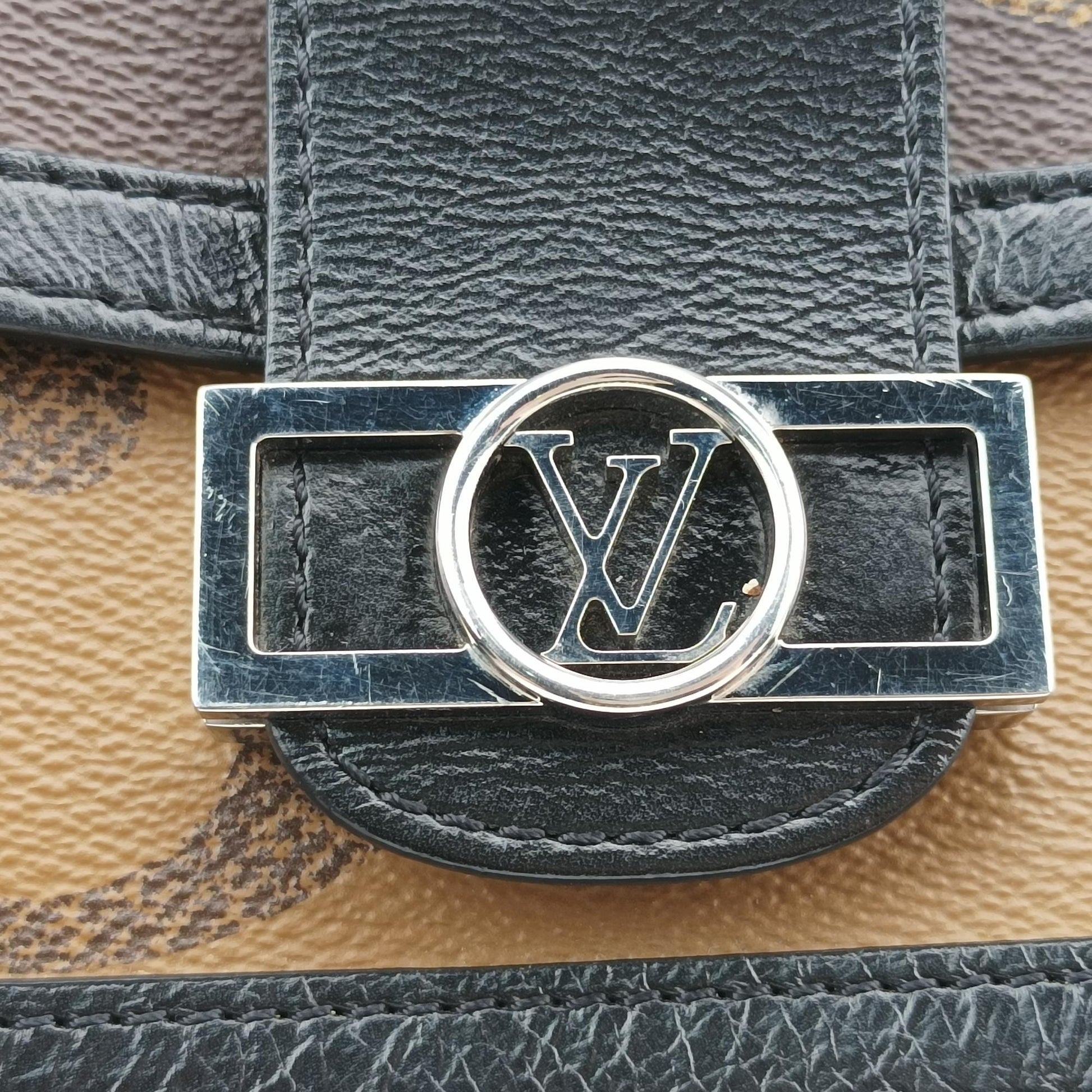 ルイヴィトン Louis Vuitton ボディバッグ/ウェストバッグ レディース ドーフィーヌ マロン モノグラムジャイアント M67696 AA1169