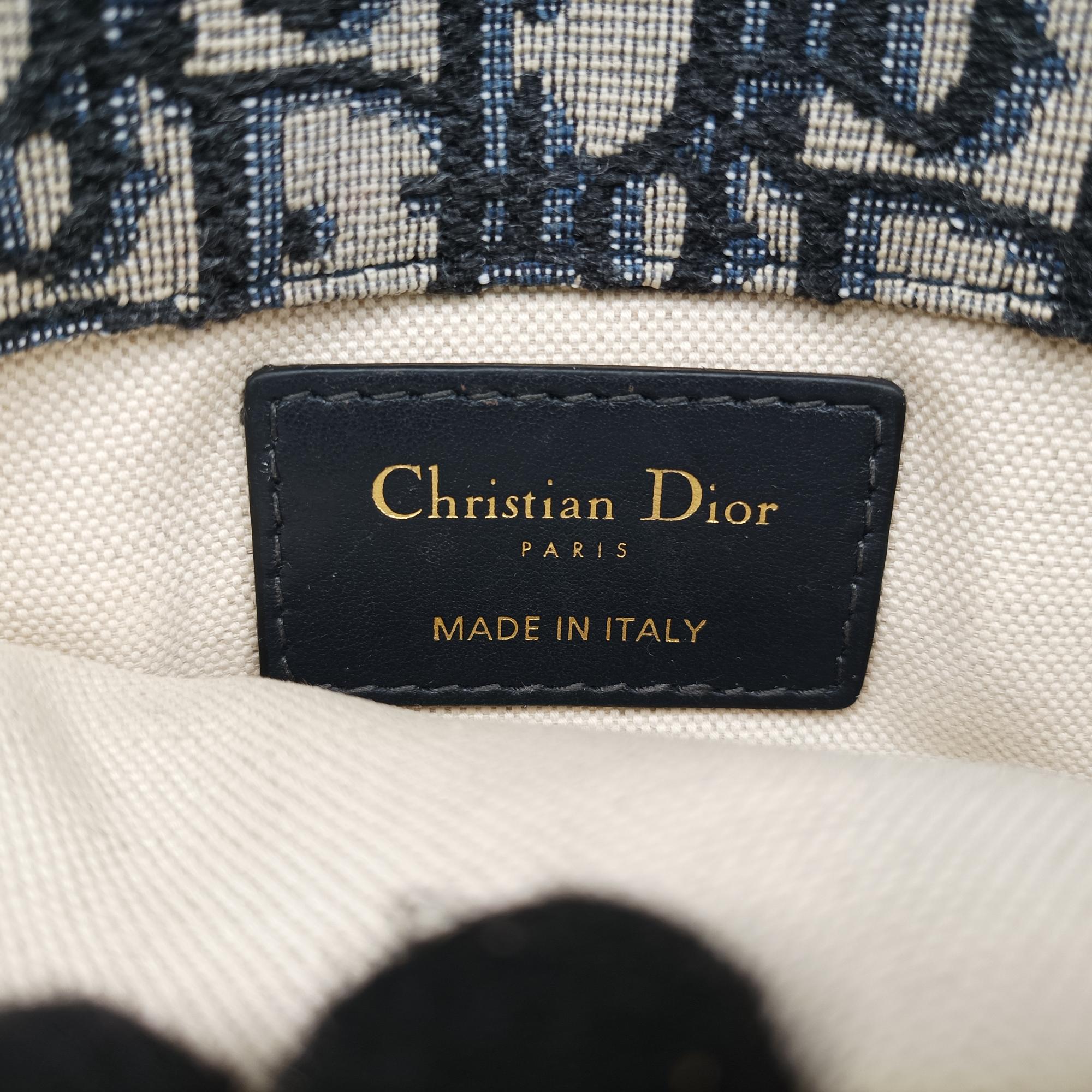 クリスチャンディオール Christian Dior ボディバッグ/ウェストバッグ レディース サドル ネイビー キャンバス 50-MA-0159