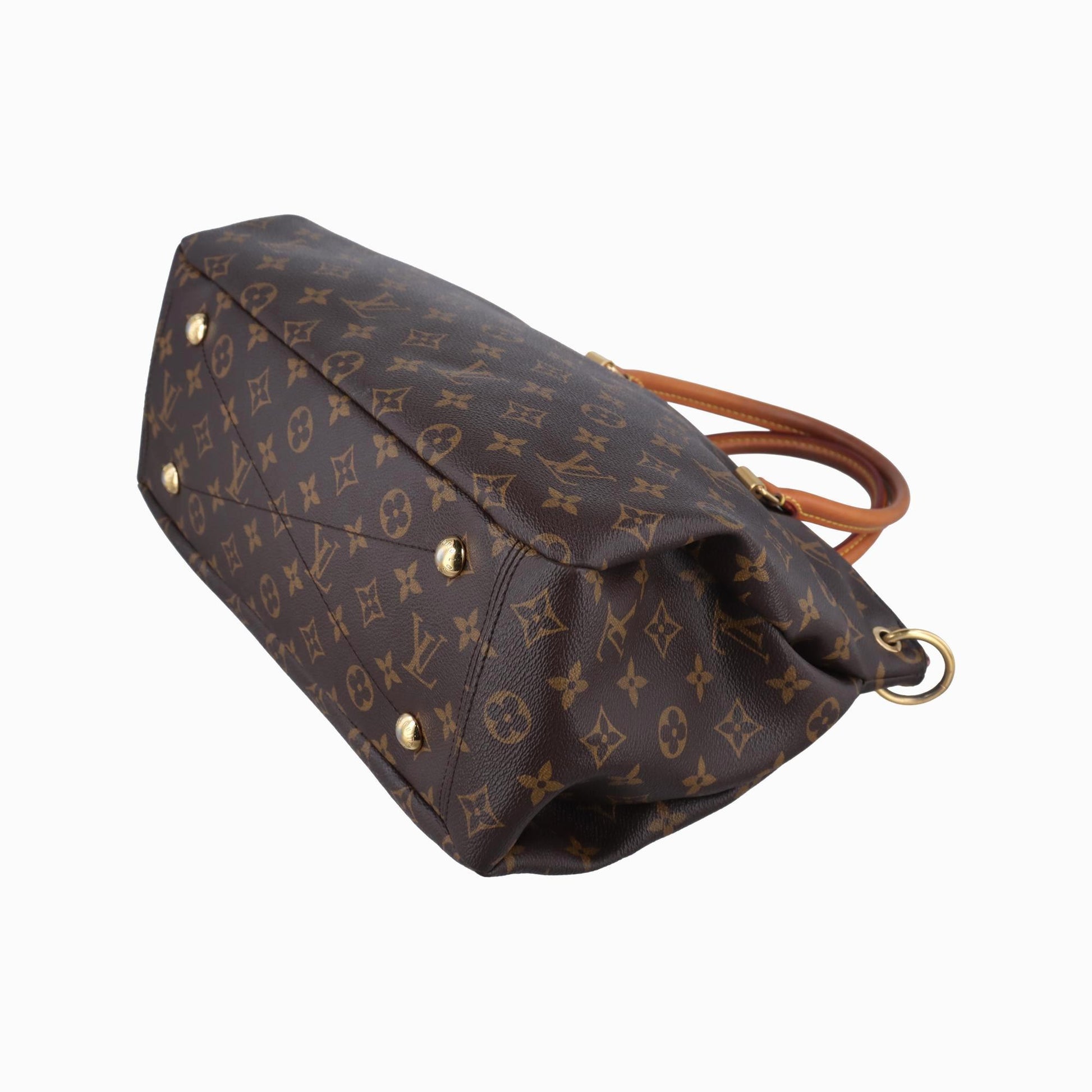 ルイヴィトン Louis Vuitton ショルダーバッグ レディース パラス モノグラム/ブラウン系×ローズプードル モノグラムキャンバス×カーフレザー M43400 SN1165