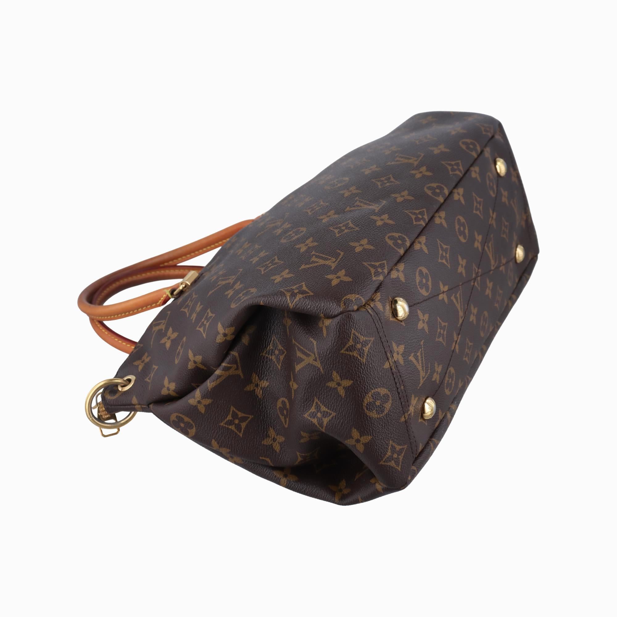 ルイヴィトン Louis Vuitton ショルダーバッグ レディース パラス モノグラム/ブラウン系×ローズプードル モノグラムキャンバス×カーフレザー M43400 SN1165