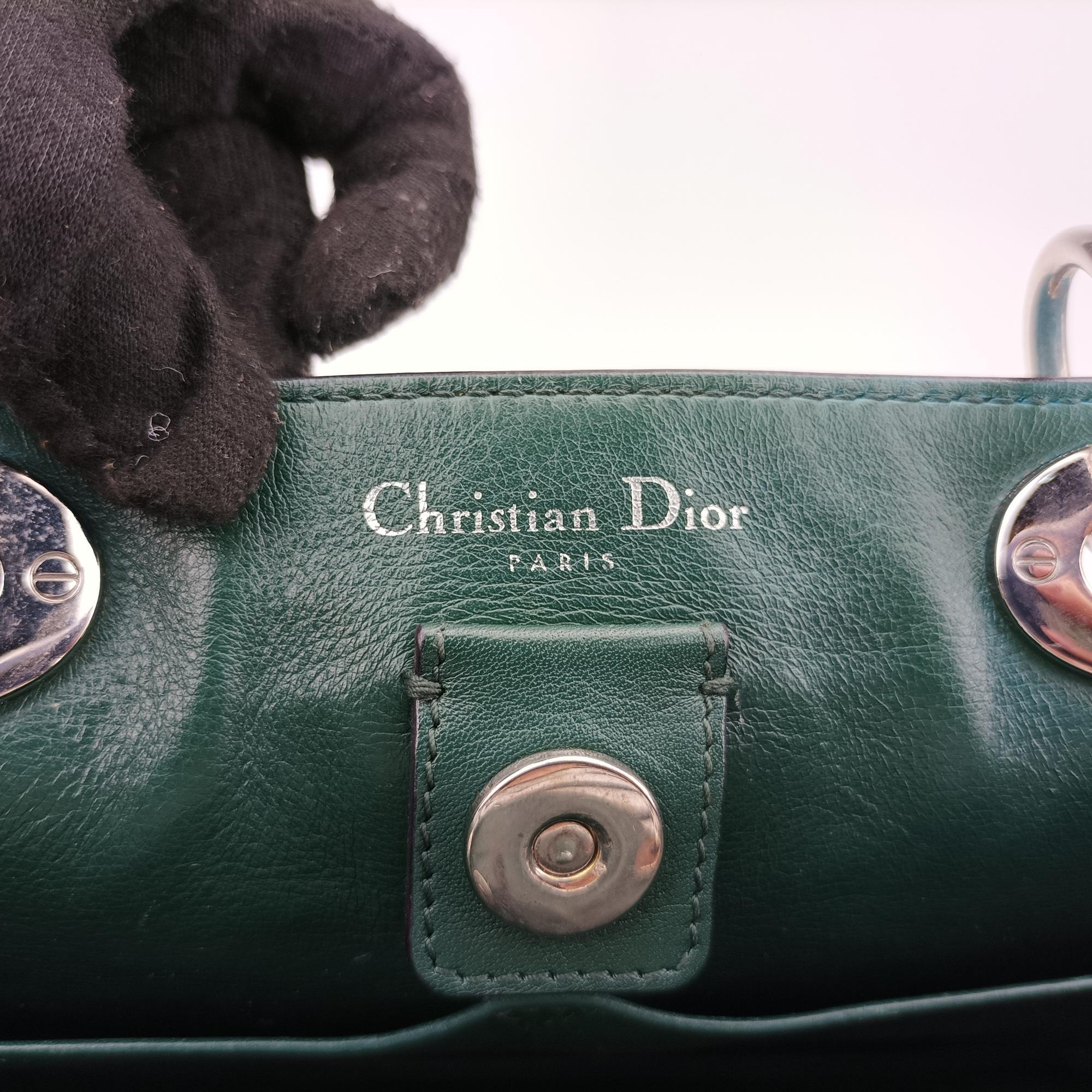 クリスチャンディオール Christian Dior ショルダーバッグ レディース ディオリッシモ ブルー レザー 19-MA-0143