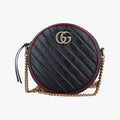 グッチ Gucci ショルダーバッグ レディース GGマーモント ブラック レザー 550154 I029182116