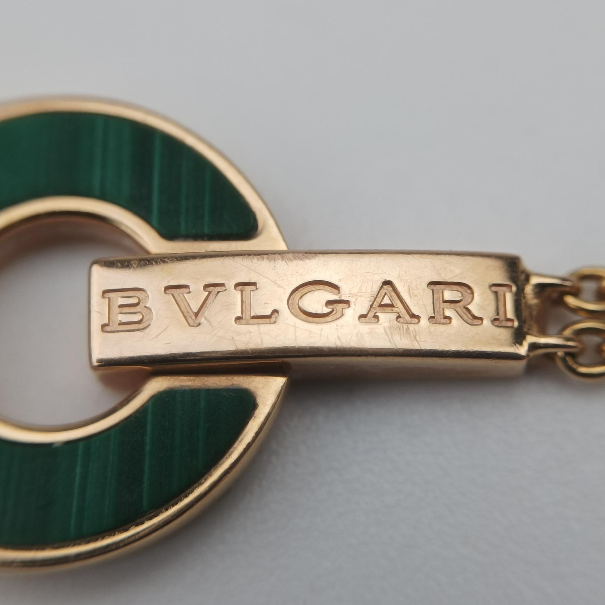 ブルガリ Bvlgari ブレスレット レディース ブルガリ　ブルガリ グリーン×ゴールド AU750 SAYW8Rと記載有り