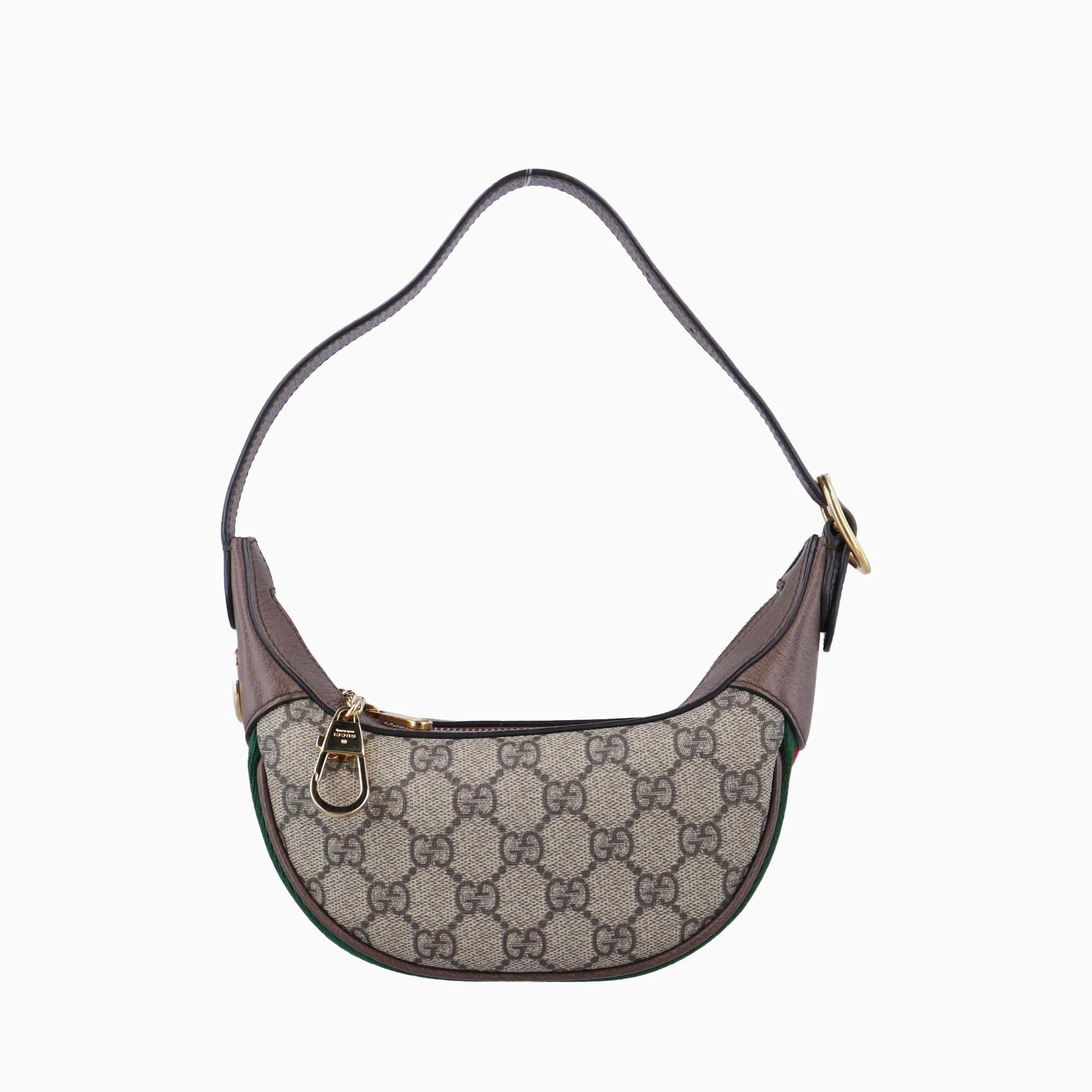 グッチ Gucci ハンドバッグ レディース オフィディア ブラウン PVCコーティングキャンバス×レザー 658551