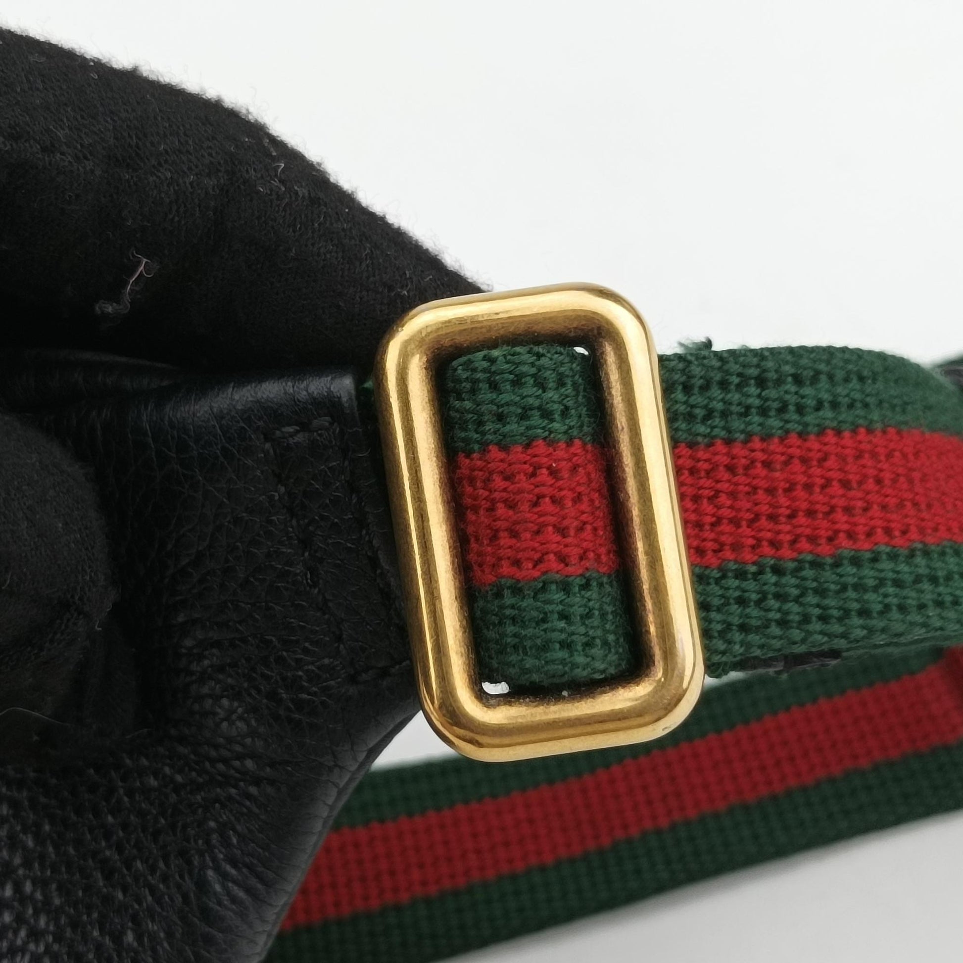 グッチ Gucci ボディバッグ/ウェストバッグ レディース グッチプリント ブラック レザー 527792 I029563865