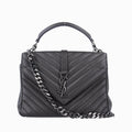 イヴサンローラン Yves saint Laurent ショルダーバッグ レディース カレッジ グレー レザー MAL487213.1117