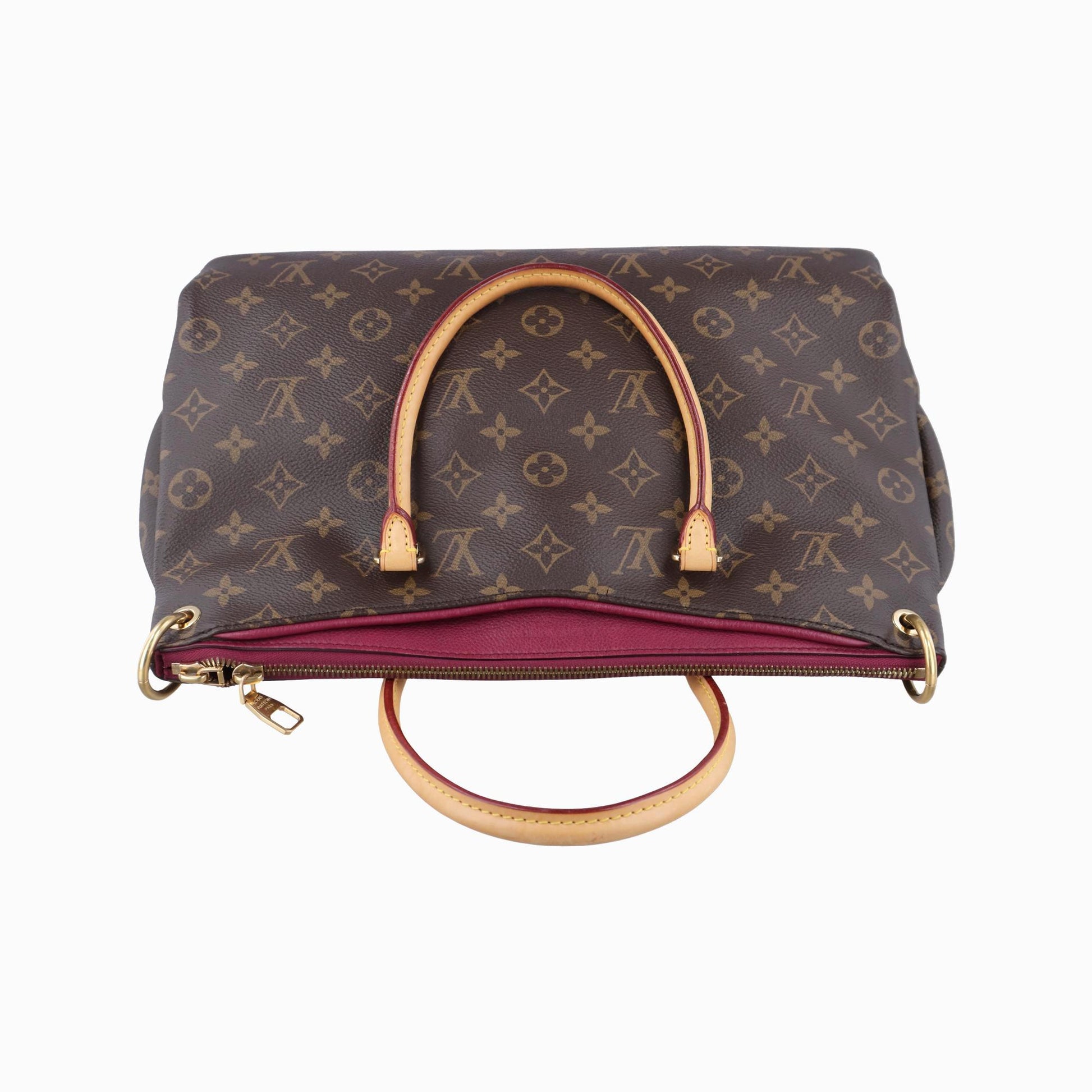 ルイヴィトン Louis Vuitton ショルダーバッグ レディース パラス モノグラム/ブラウン系×オロール モノグラムキャンバス×カーフレザー M40906 SP5103