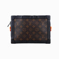 ルイヴィトン Louis Vuitton ショルダーバッグ レディース ソーラーレイ ソフトトランク モノグラム/ブラウン系×ブラック モノグラムキャンバス×カーフレザー M44478 DU3178