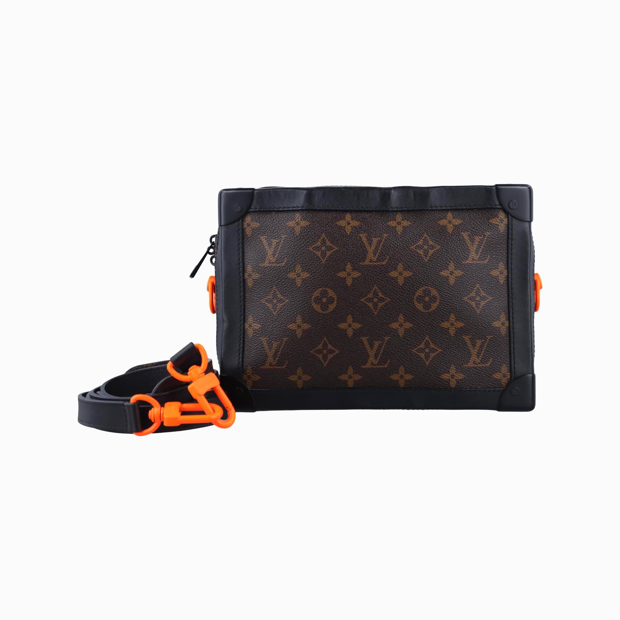 ルイヴィトン Louis Vuitton ショルダーバッグ レディース ソーラーレイ ソフトトランク モノグラム/ブラウン系×ブラック モノグラムキャンバス×カーフレザー M44478 DU3178