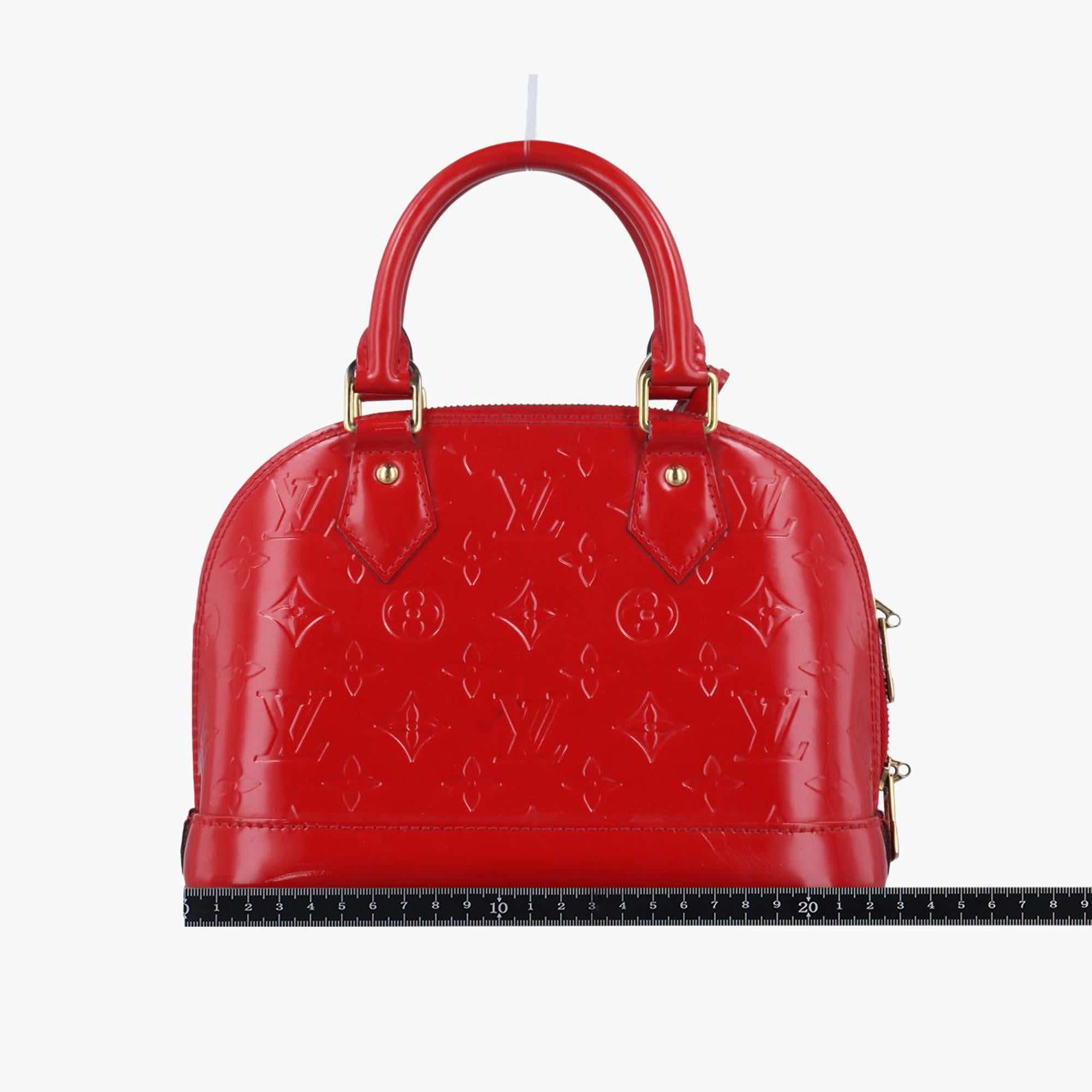 ルイヴィトン Louis Vuitton ショルダーバッグ レディース アルマBB スリーズ ヴェルニ M90174 FL0155