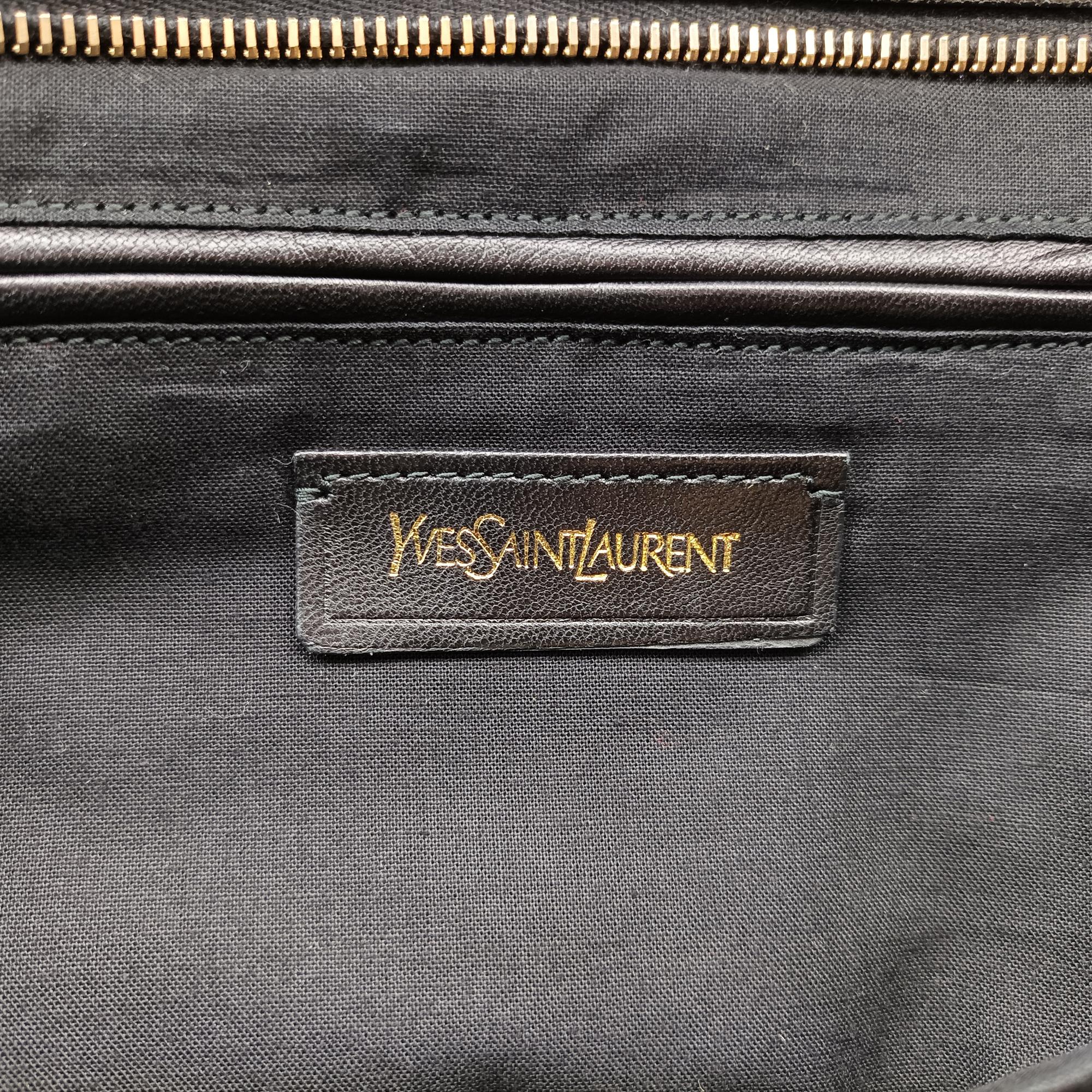 イヴサンローラン Yves saint Laurent ハンドバッグ レディース Yライン プチカバス ブラック レザー 275091.527411