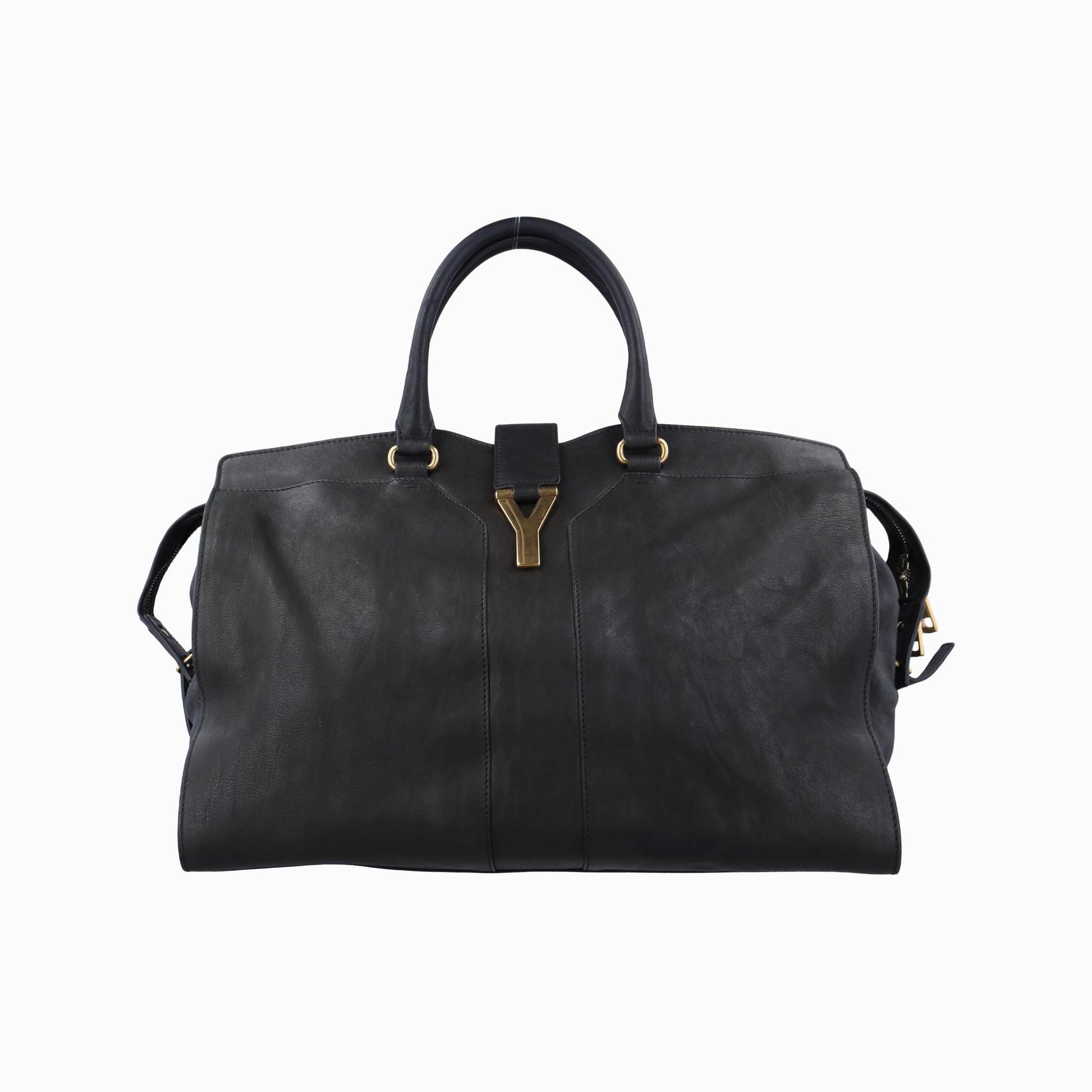 イヴサンローラン Yves saint Laurent ハンドバッグ レディース Yライン プチカバス ブラック レザー 275091.527411