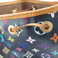 ルイヴィトン Louis Vuitton ショルダーバッグ レディース プチ ノエ ノワール モノグラム マルチカラー M42230 CA4151