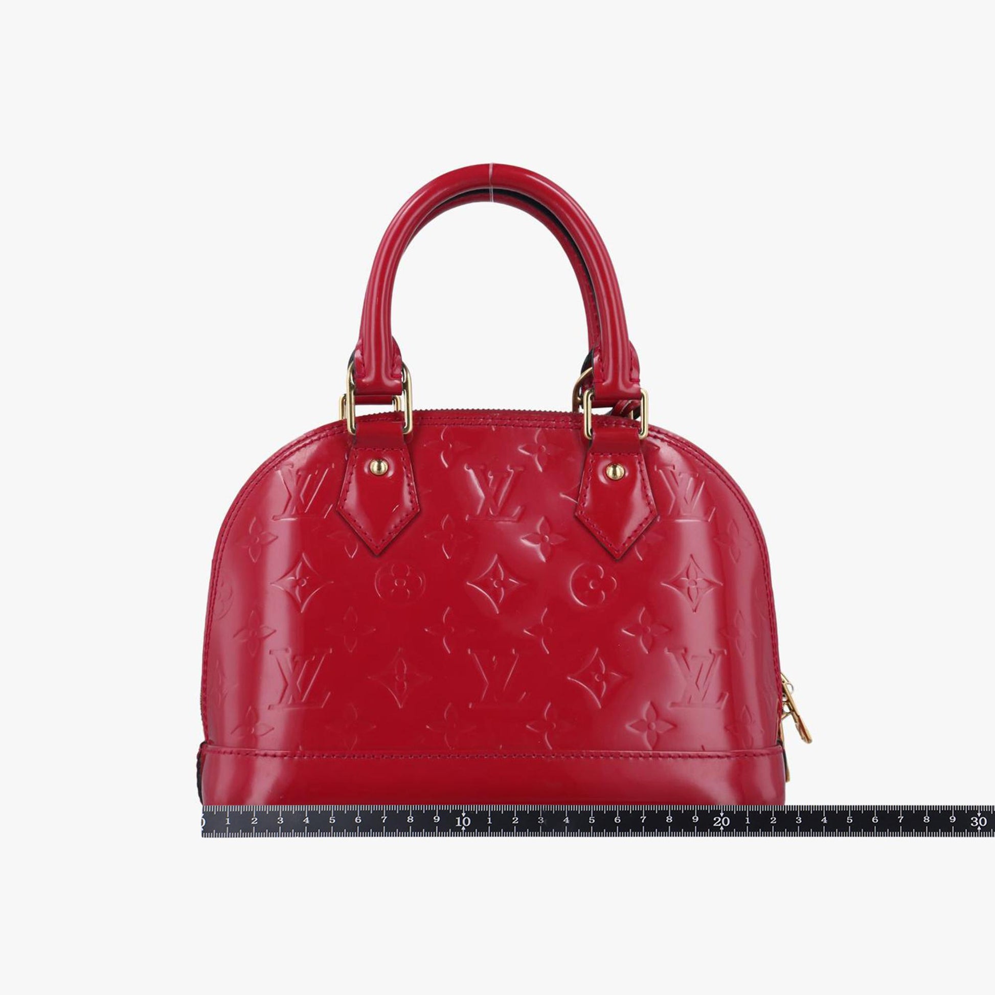 ルイヴィトン Louis Vuitton ショルダーバッグ レディース アルマBB ポムダムール ヴェルニ M91606 CA1104