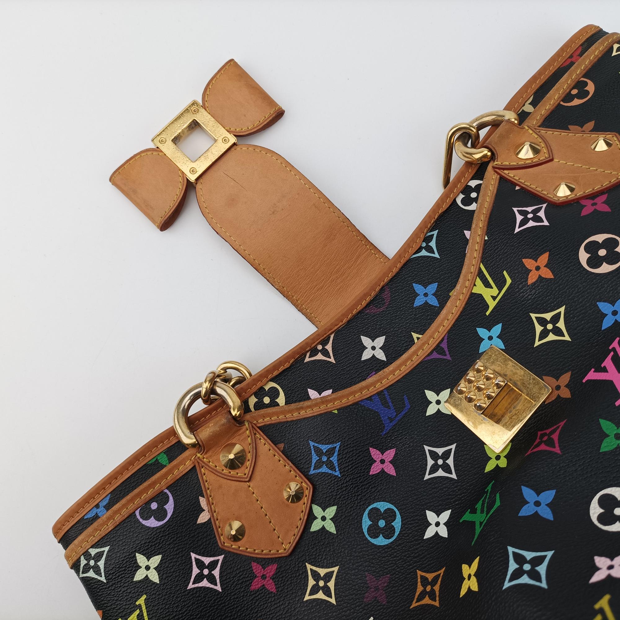 ルイヴィトン Louis Vuitton ハンドバッグ レディース アニーGM ノワール モノグラム マルチカラー M40304 SR0171