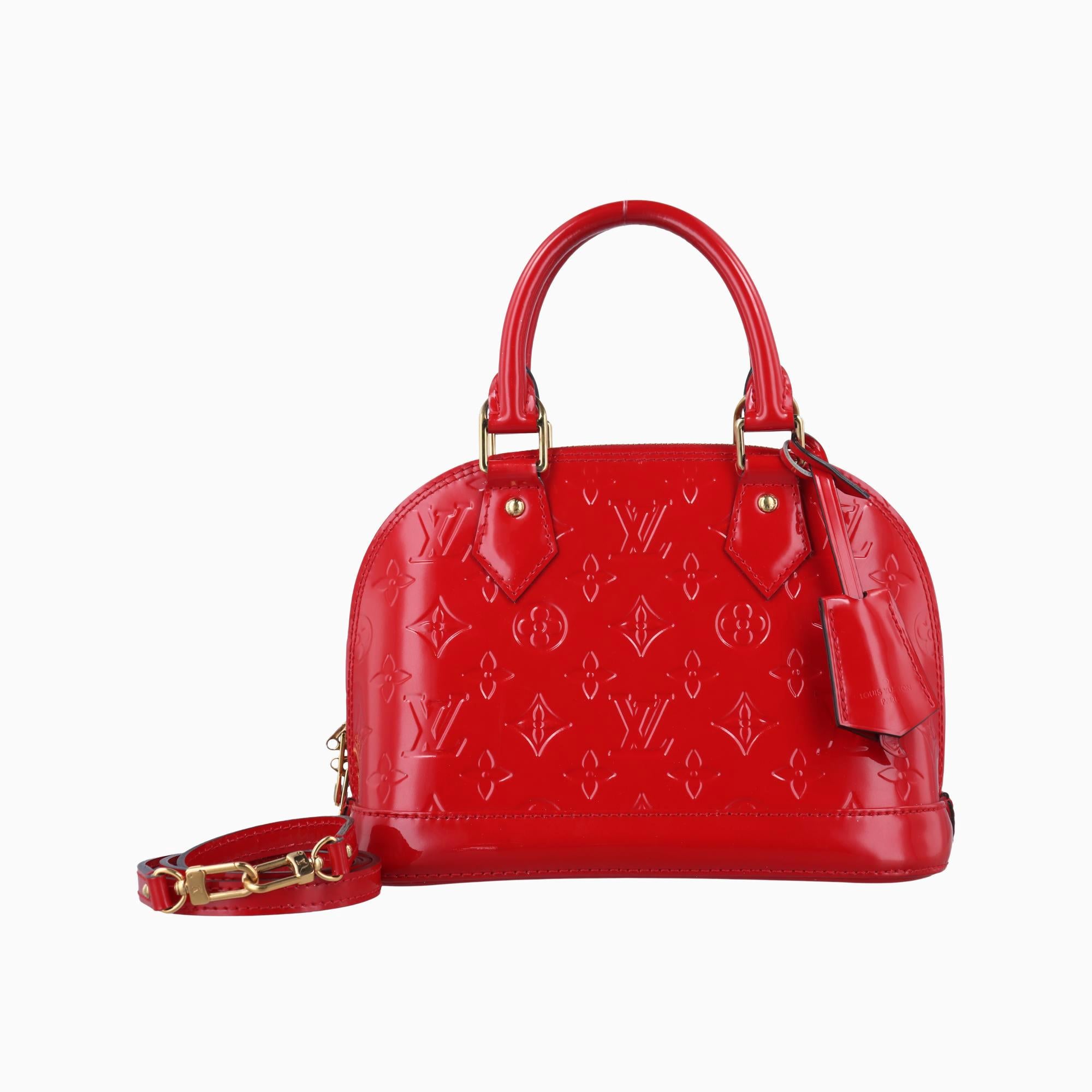 ルイヴィトン Louis Vuitton ショルダーバッグ レディース アルマBB スリーズ ヴェルニ M90174 FL2155