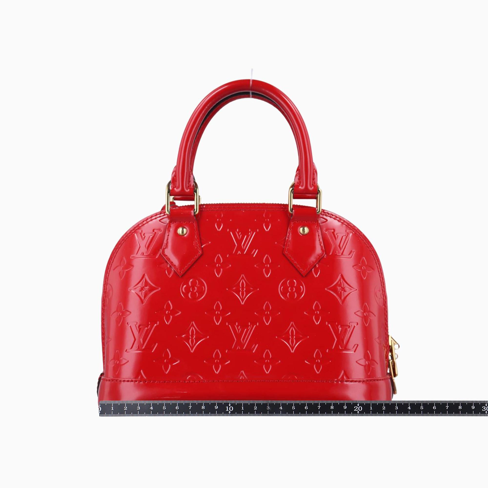 ルイヴィトン Louis Vuitton ショルダーバッグ レディース アルマBB スリーズ ヴェルニ M90174 FL2155