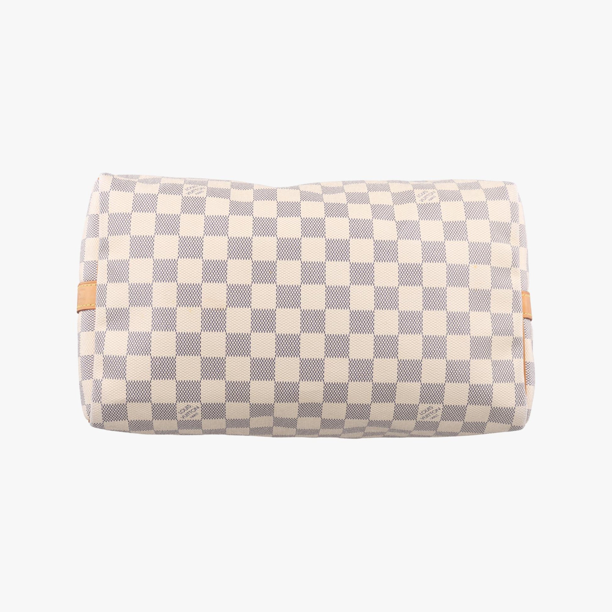 ルイヴィトン Louis Vuitton ボストンバッグ レディース スピーディ30 アズール ダミエキャンバス N41533 SP0133