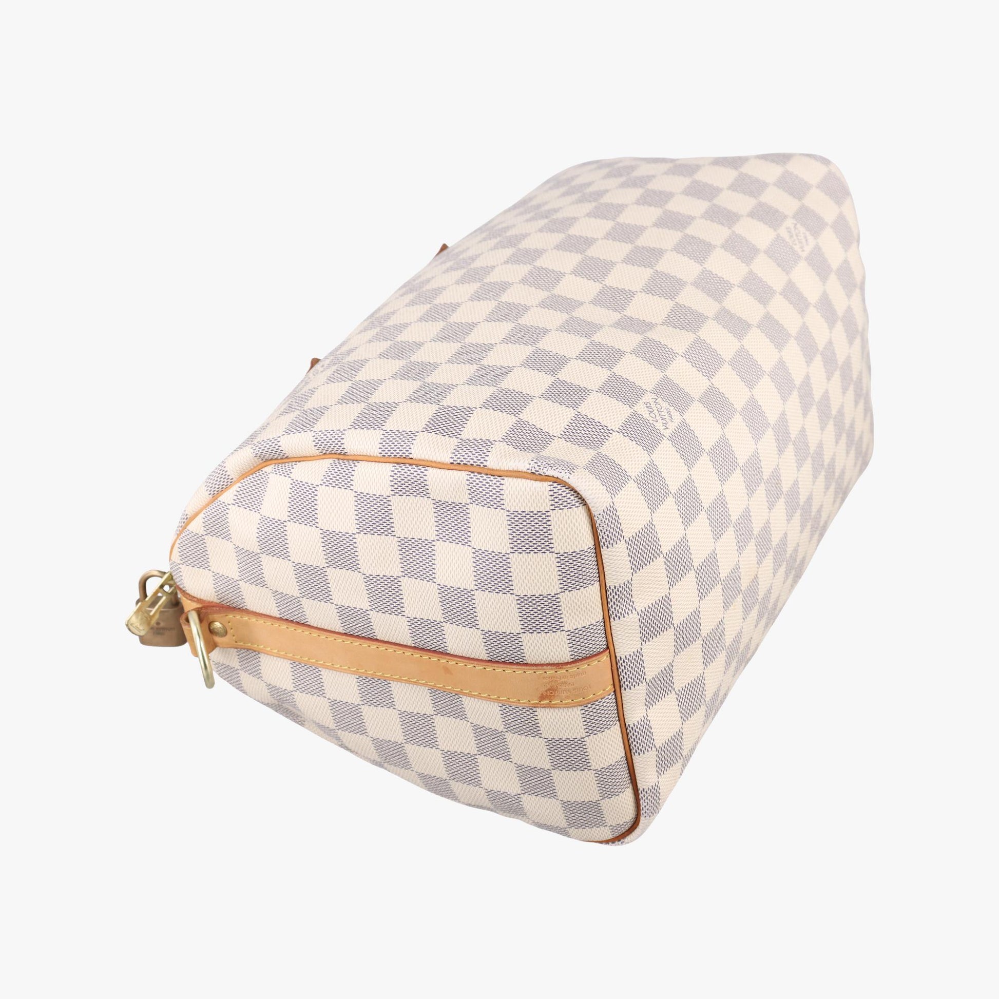 ルイヴィトン Louis Vuitton ボストンバッグ レディース スピーディ30 アズール ダミエキャンバス N41533 SP0133