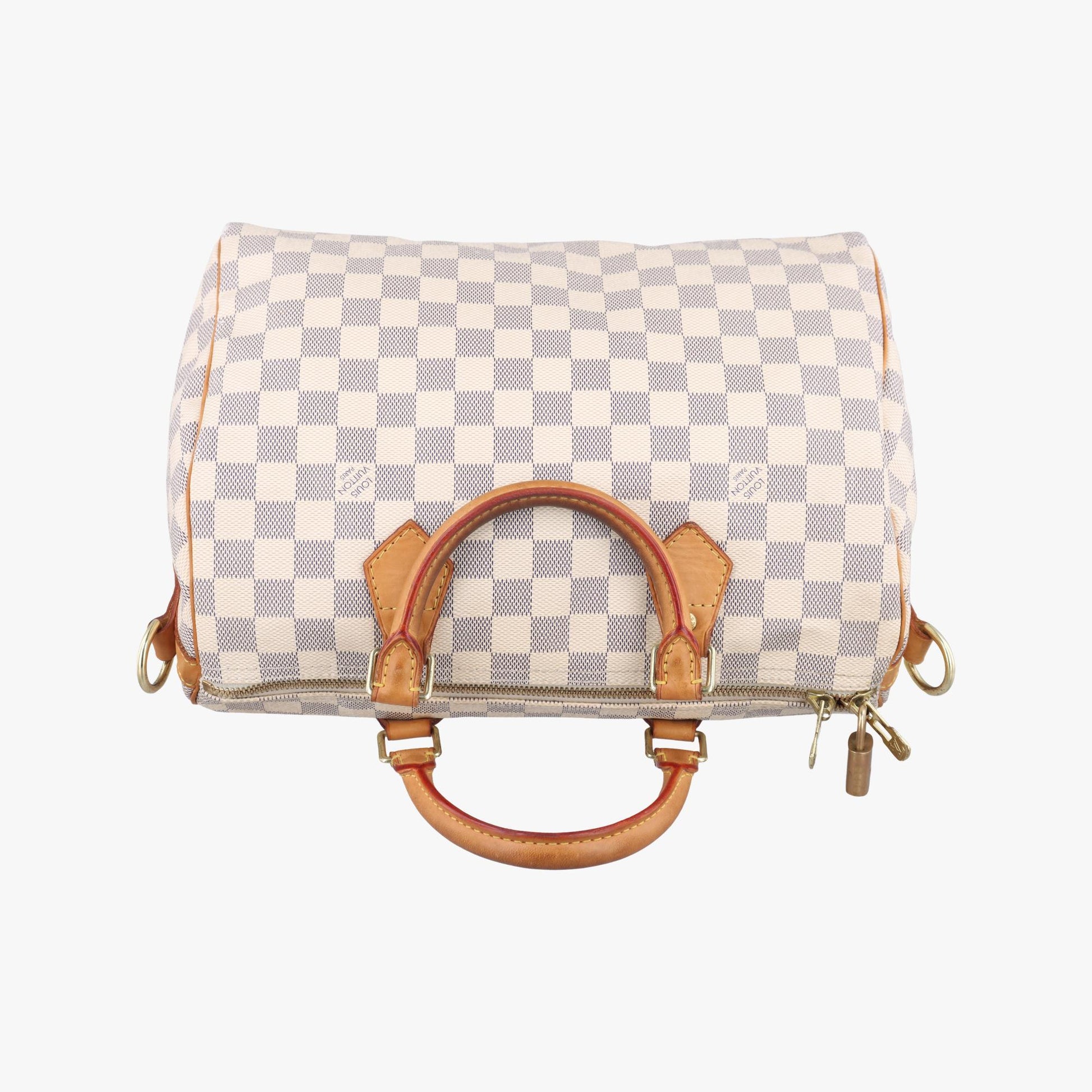 ルイヴィトン Louis Vuitton ボストンバッグ レディース スピーディ30 アズール ダミエキャンバス N41533 SP0133