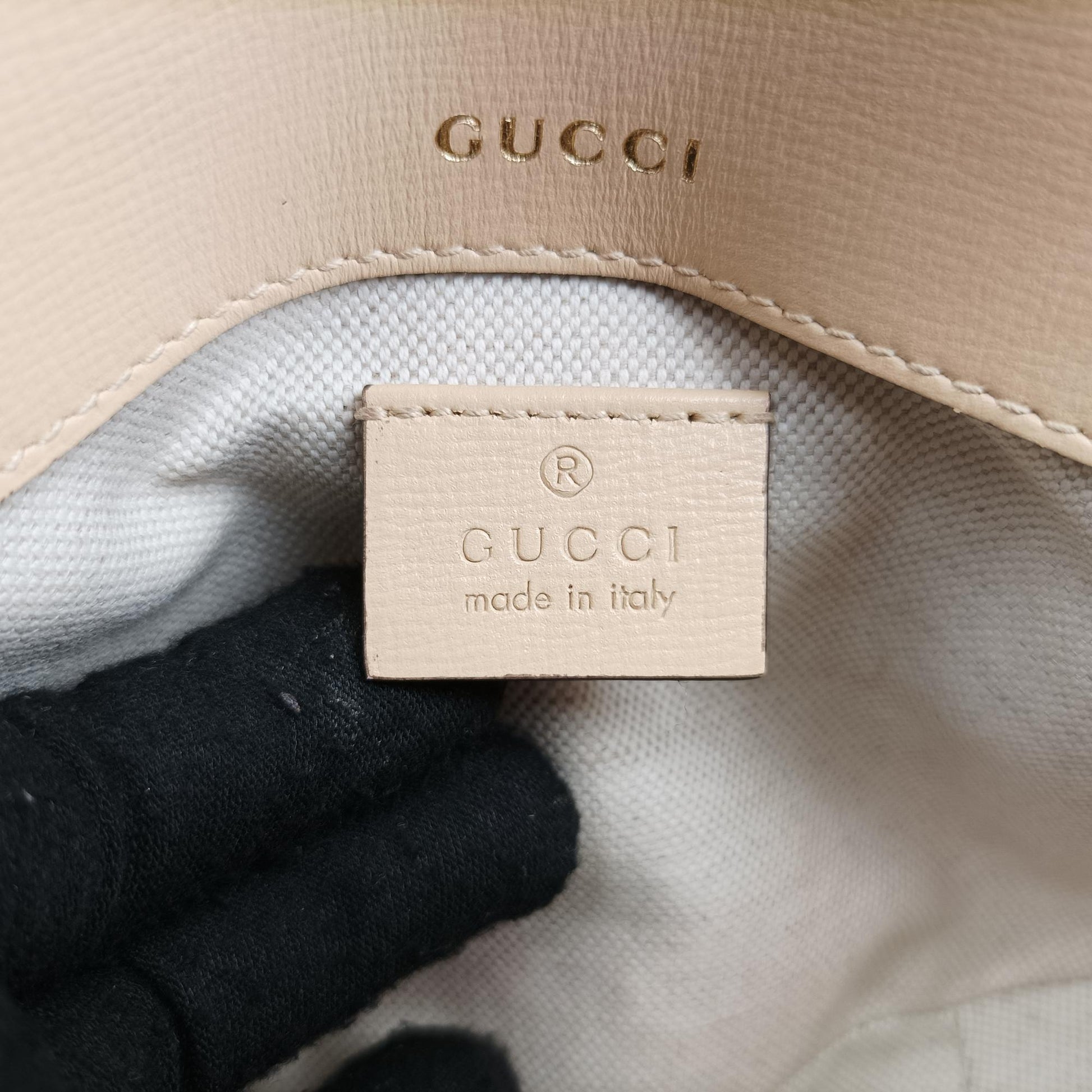 グッチ Gucci ショルダーバッグ レディース ホースビット 1955 ベージュ レザー 658574 F034663571