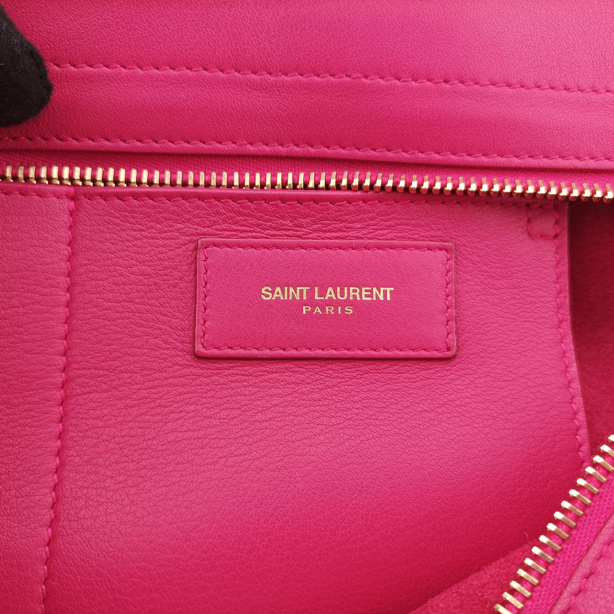 イヴサンローラン Yves saint Laurent ショルダーバッグ レディース Yライン　プチカバス ローズ レッド レザー 311210.213312