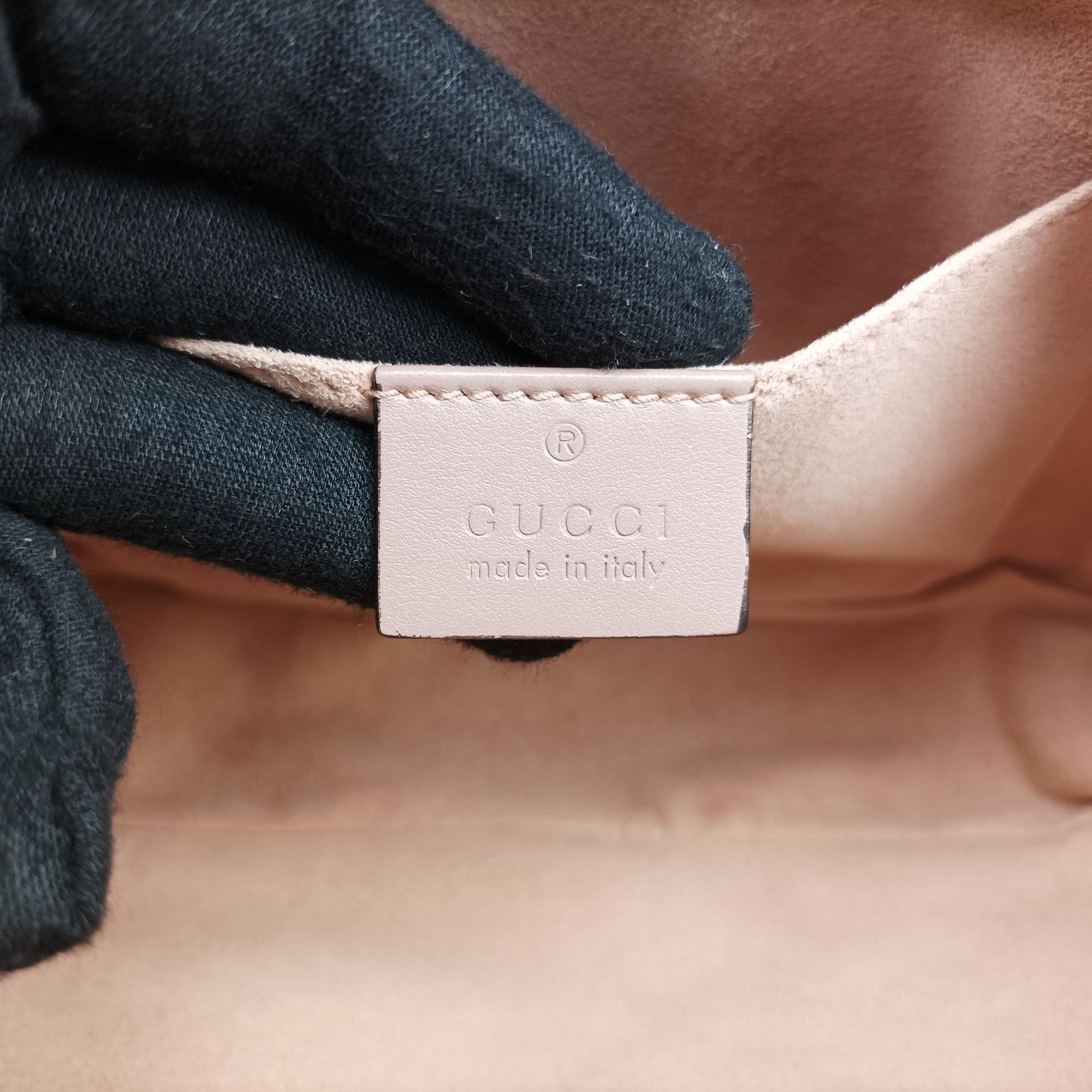 グッチ Gucci ショルダーバッグ レディース GGマーモント ベージュ レザー 447632 C024162964