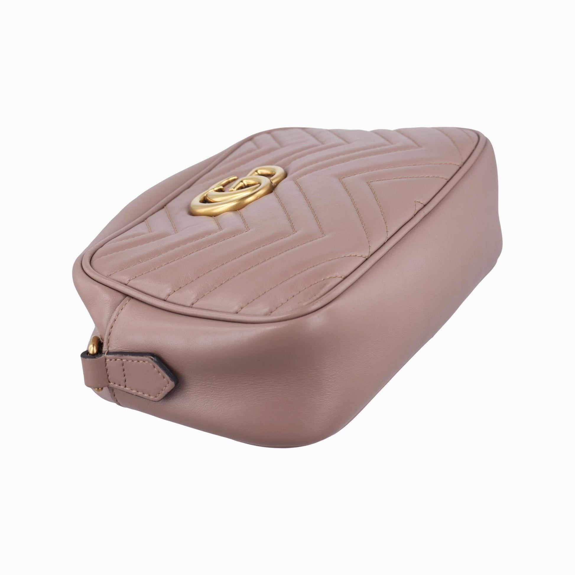 グッチ Gucci ショルダーバッグ レディース GGマーモント ベージュ レザー 447632 C024162964