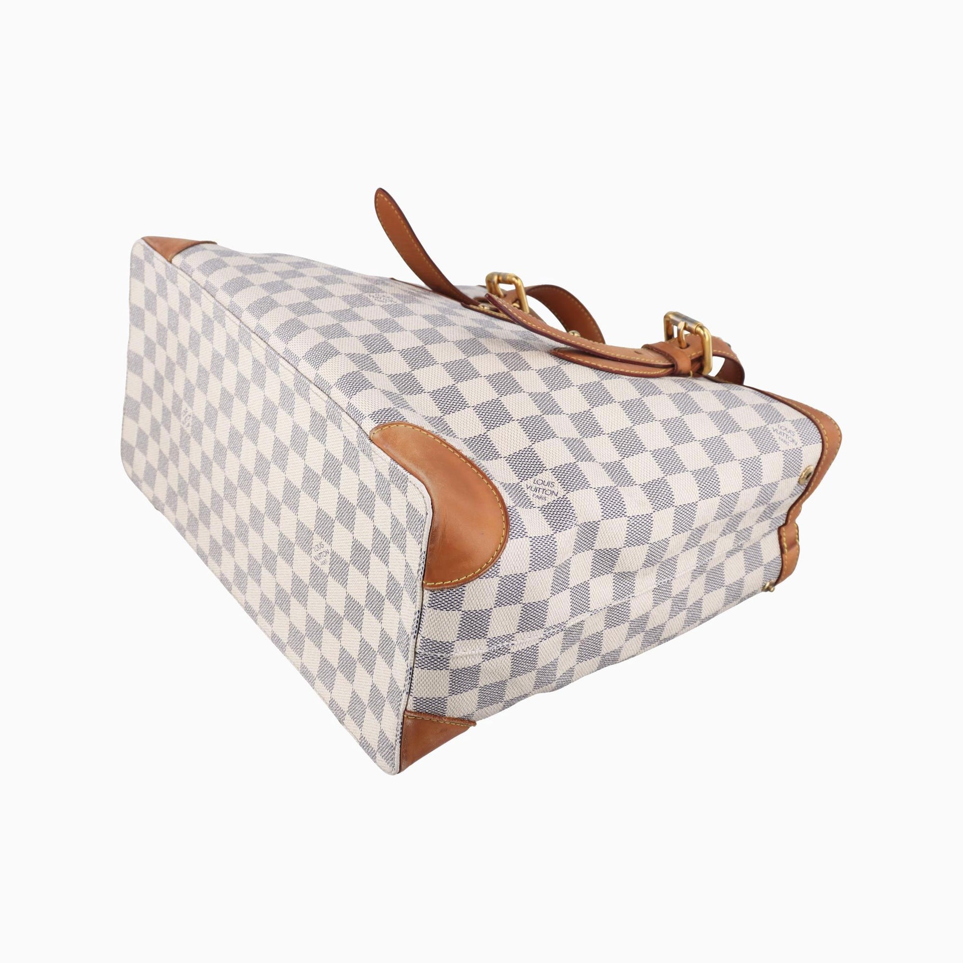 ルイヴィトン Louis Vuitton ハンドバッグ レディース ハムプステッドMM アズール ダミエキャンバス N51206 CR2170