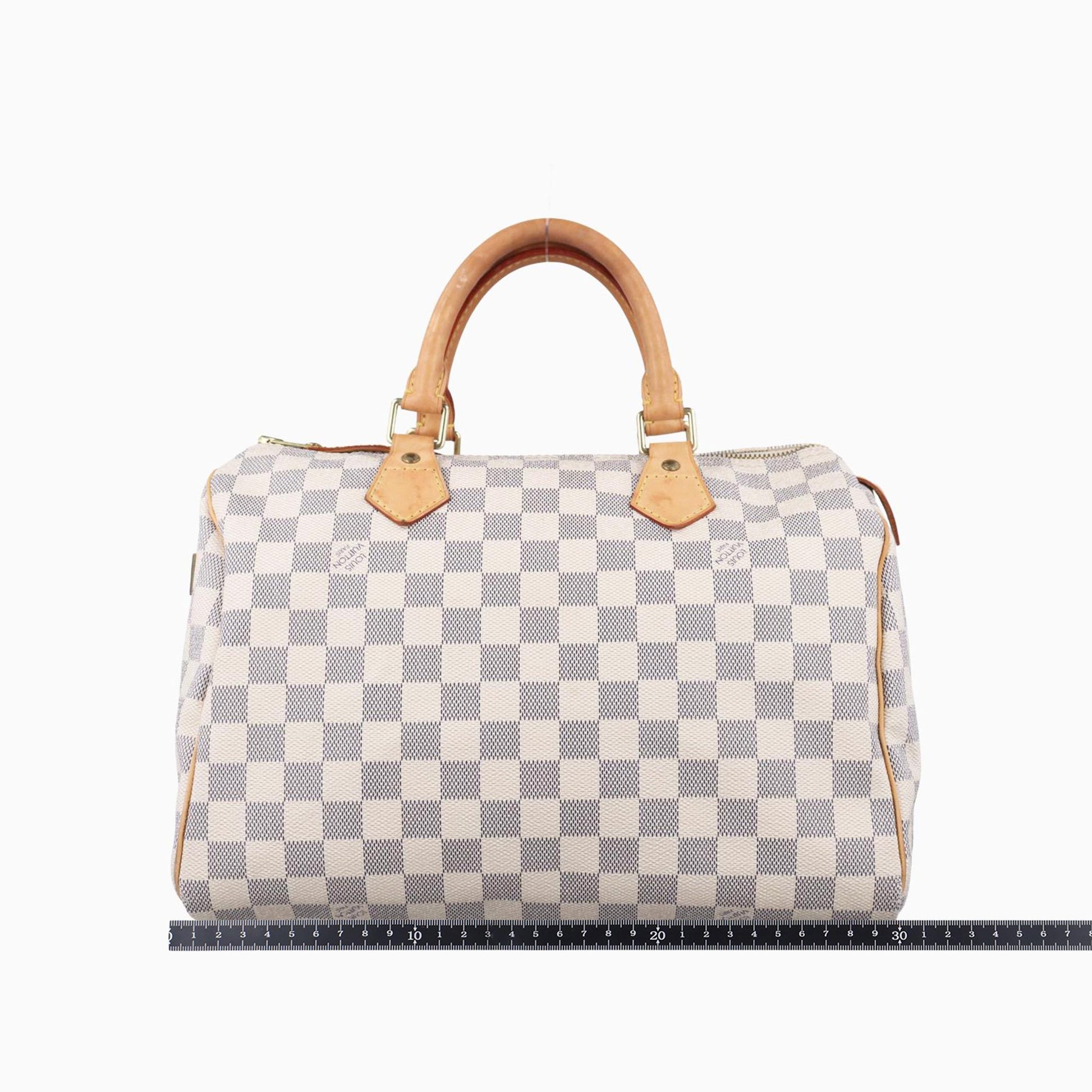 ルイヴィトン Louis Vuitton ボストンバッグ レディース スピーディ30 アズール ダミエキャンバス N41533 DU2027