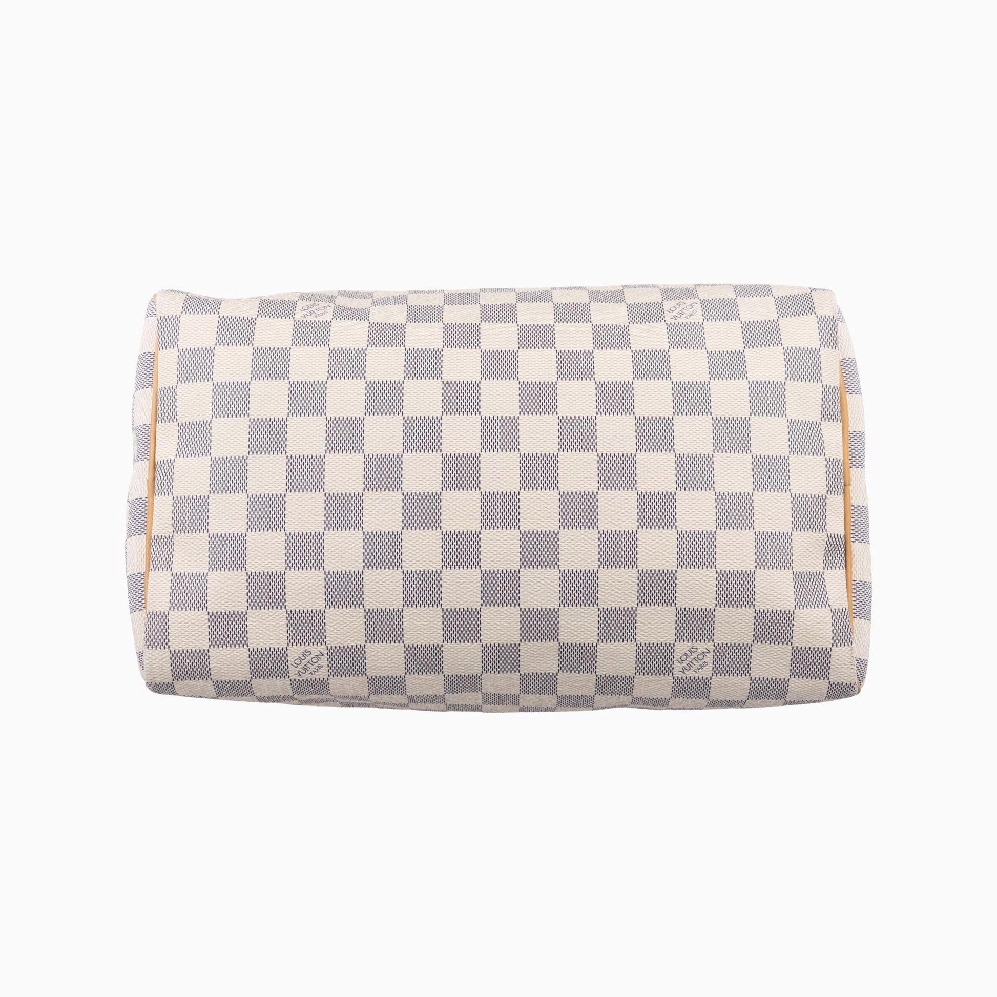 ルイヴィトン Louis Vuitton ボストンバッグ レディース スピーディ30 アズール ダミエキャンバス N41533 DU2027