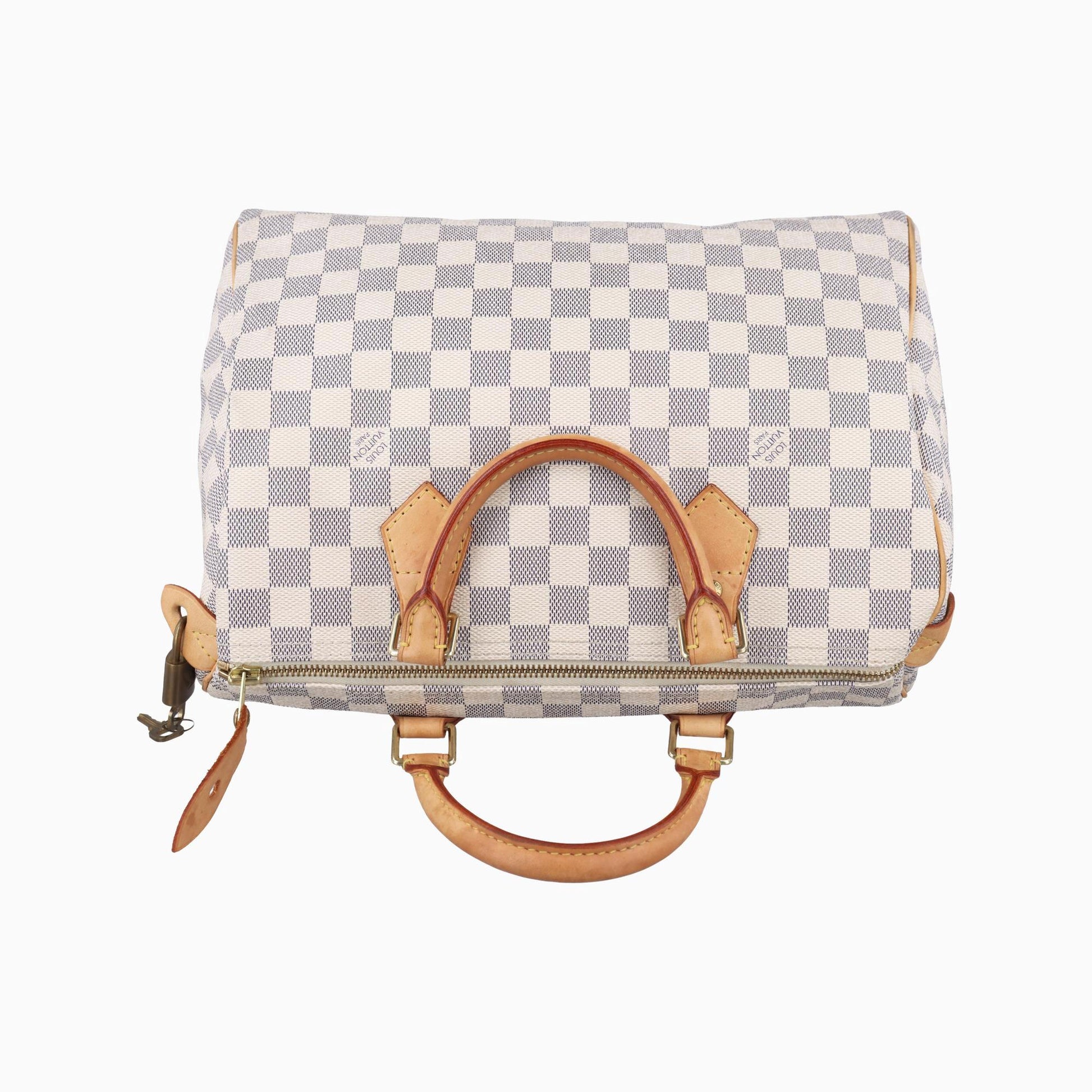 ルイヴィトン Louis Vuitton ボストンバッグ レディース スピーディ30 アズール ダミエキャンバス N41533 DU2027