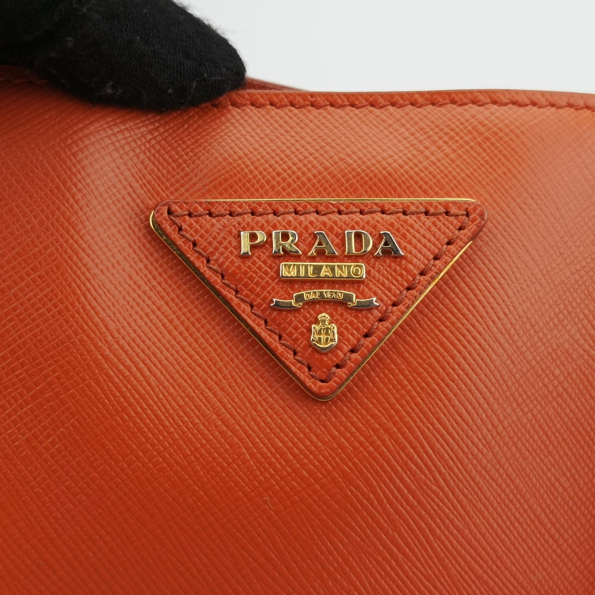 プラダ Prada ハンドバッグ レディース ガレリア オレンジ サフィアーノレザー BN2274 117