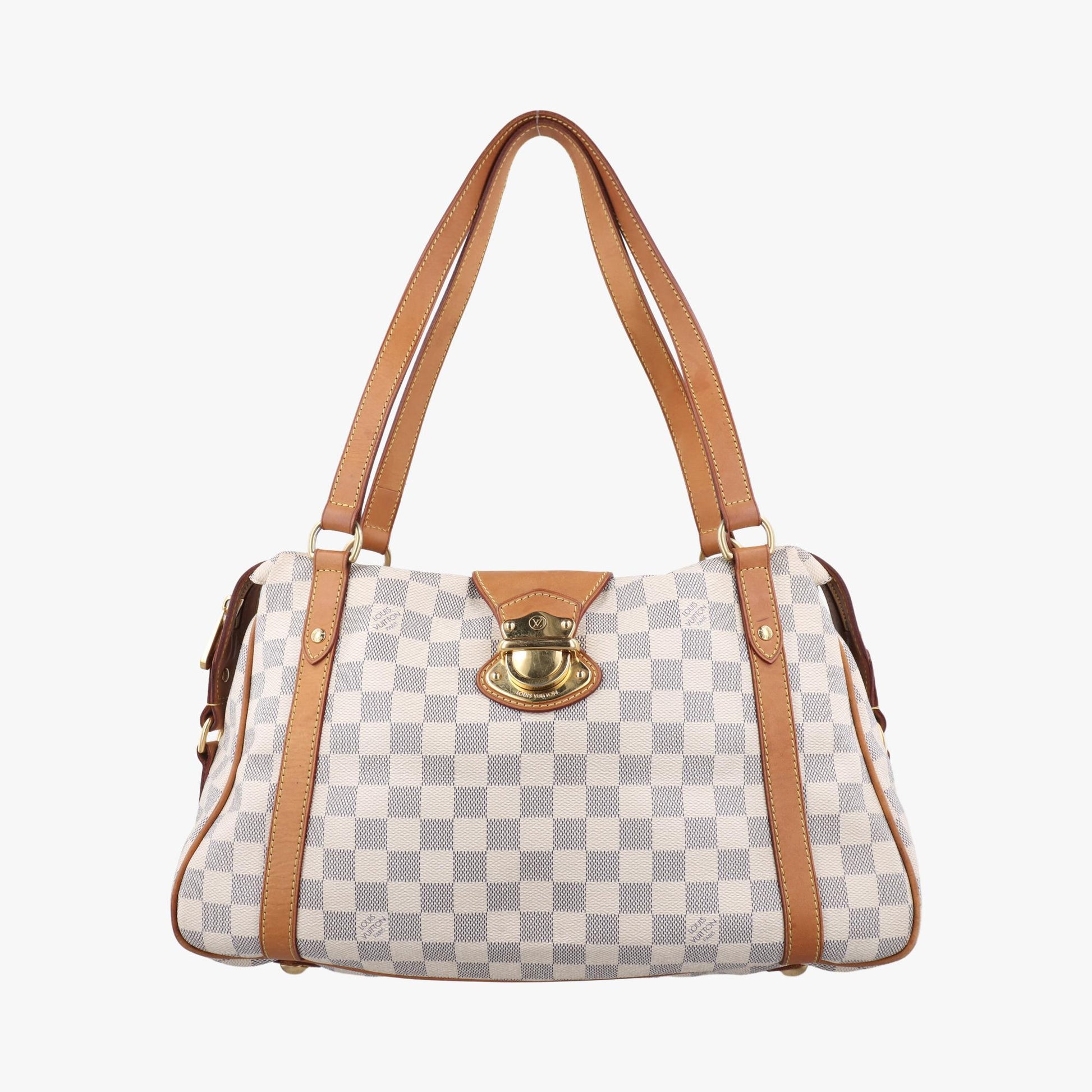 ルイヴィトン Louis Vuitton ショルダーバッグ レディース ストレーザPM アズール ダミエキャンバス N42220 TR4190