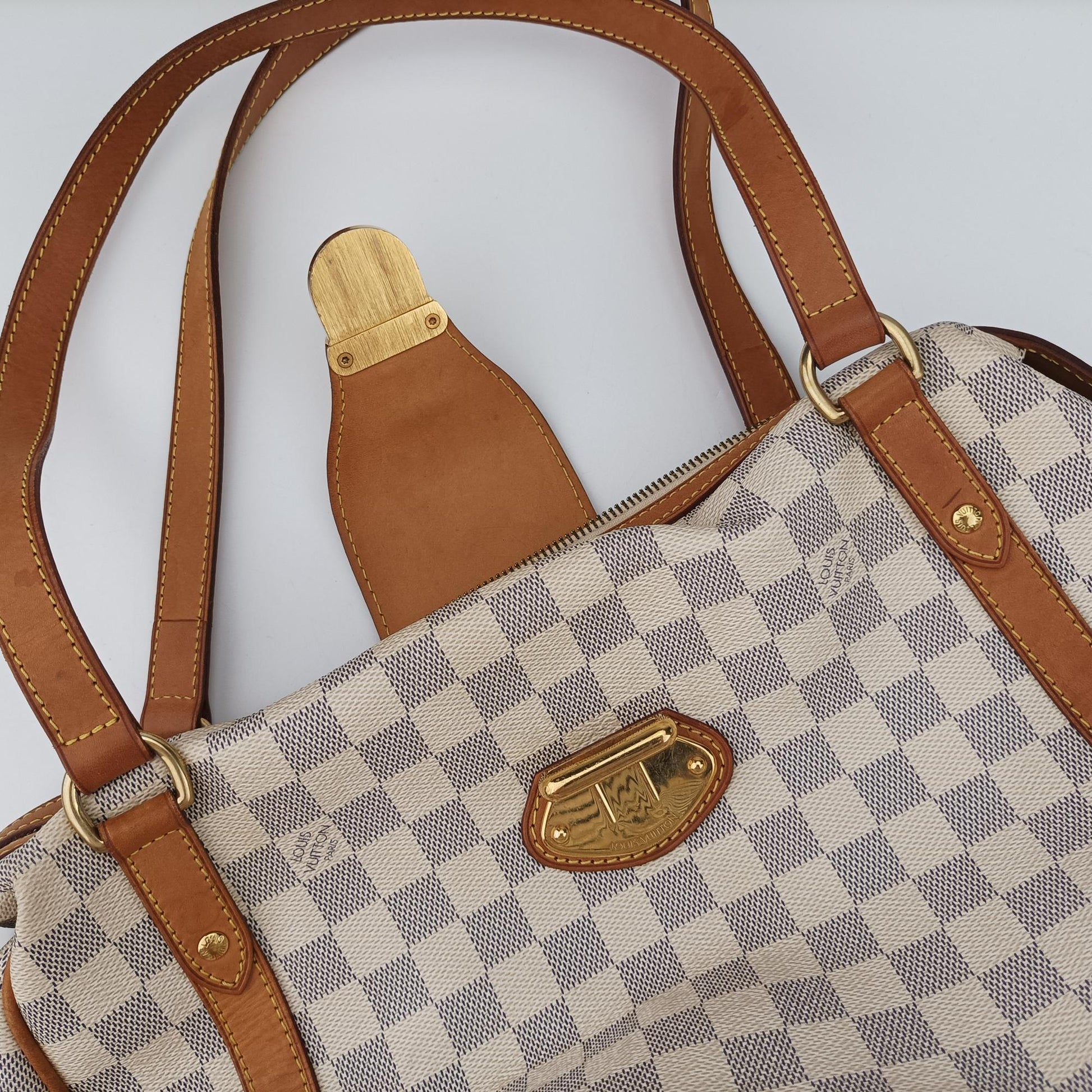 ルイヴィトン Louis Vuitton ショルダーバッグ レディース ストレーザPM アズール ダミエキャンバス N42220 TR4190