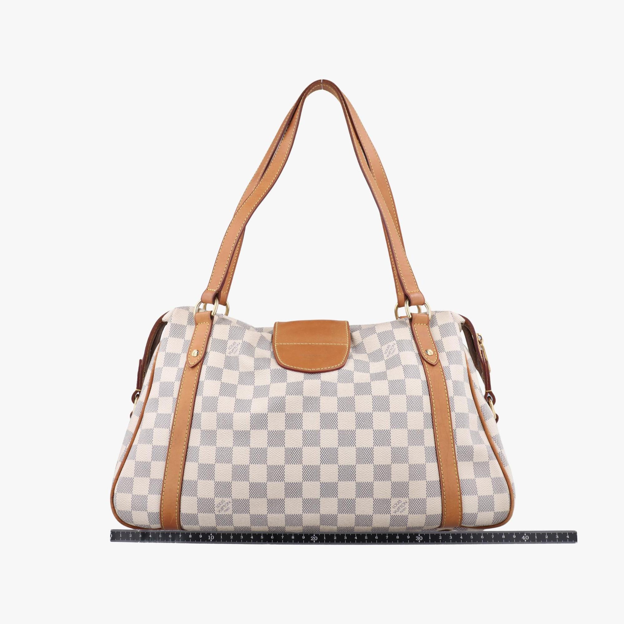 ルイヴィトン Louis Vuitton ショルダーバッグ レディース ストレーザPM アズール ダミエキャンバス N42220 TR4190