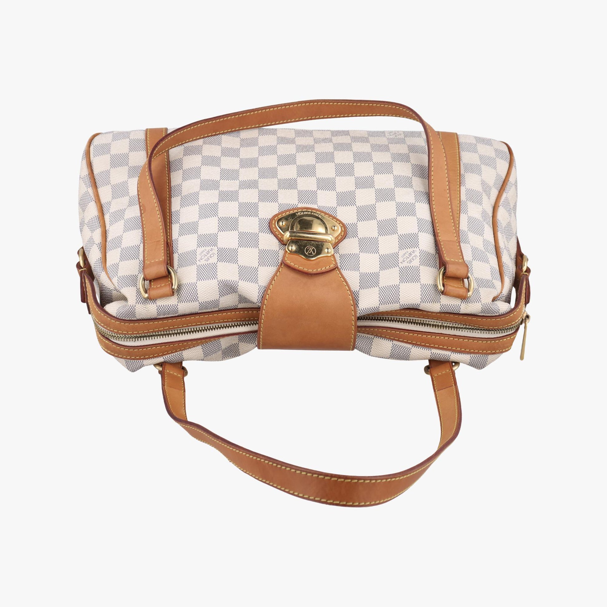 ルイヴィトン Louis Vuitton ショルダーバッグ レディース ストレーザPM アズール ダミエキャンバス N42220 TR4190