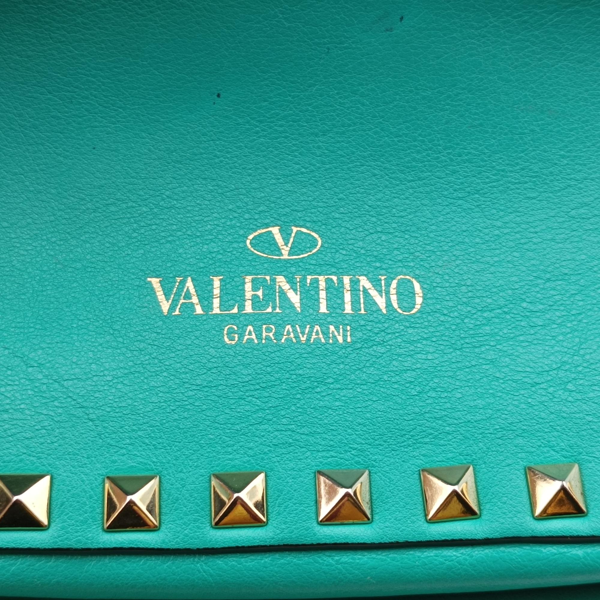 ヴァレンティノ Valentino ショルダーバッグ レディース ロックスタッズ ブルー レザー BS-H037BOL1