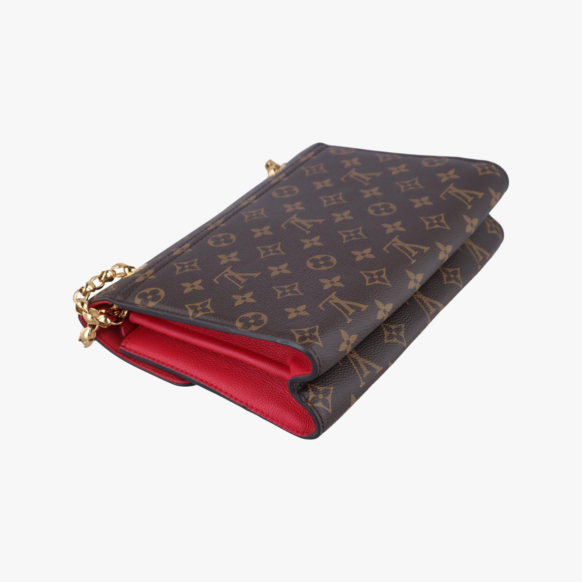 ルイヴィトン Louis Vuitton ショルダーバッグ レディース ヴィクトワール モノグラム/ブラウン系×スリーズ モノグラムキャンバス×カーフレザー M41731 CA1187